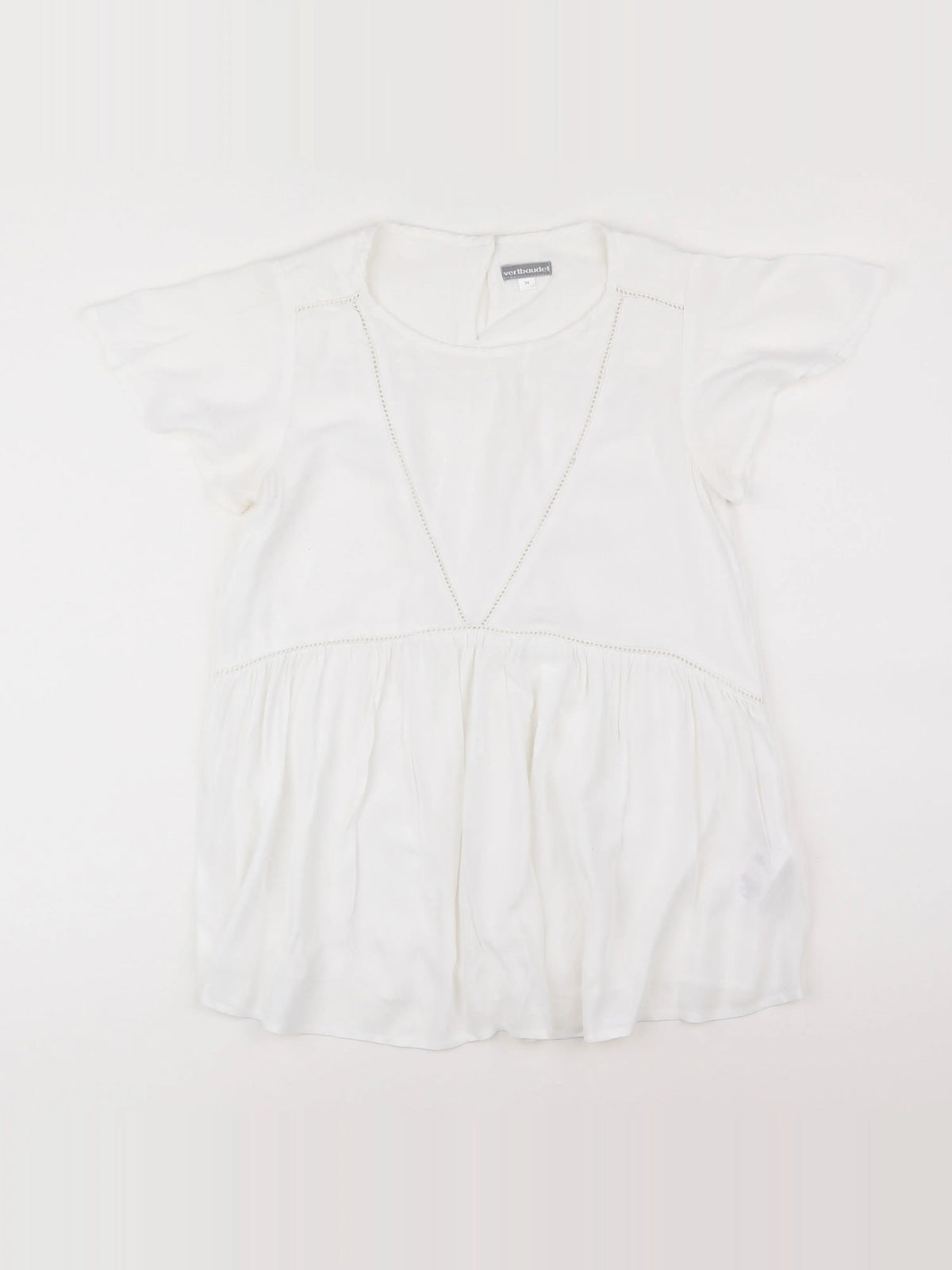 Vertbaudet - blouse grossesse blanc - 34