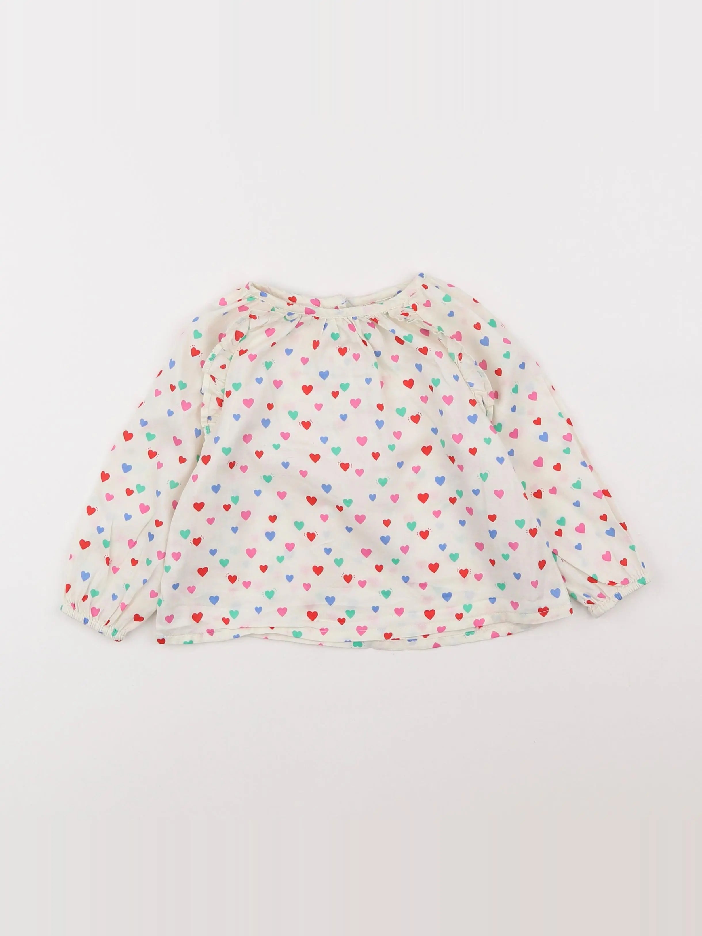 Tape à l'oeil - blouse multicolore, blanc - 18 mois
