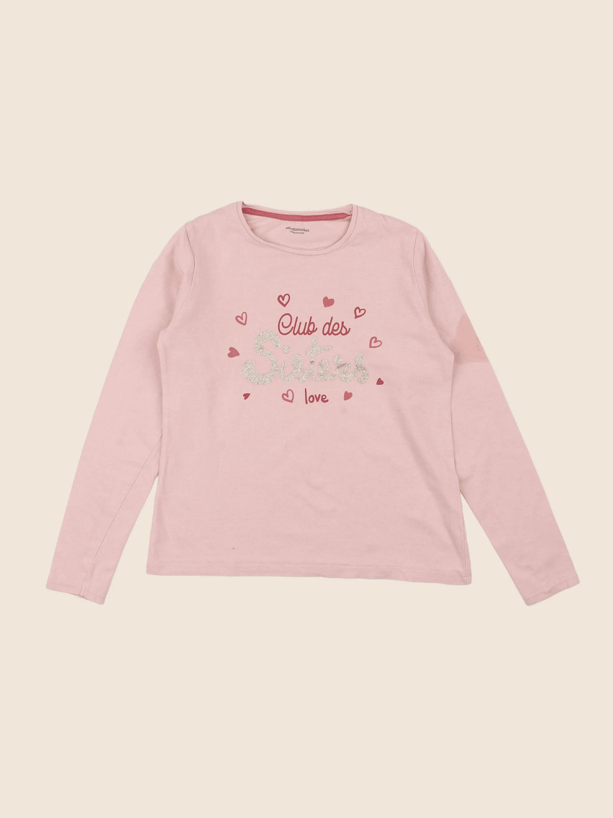 Vertbaudet - tee-shirt rose - 10 ans