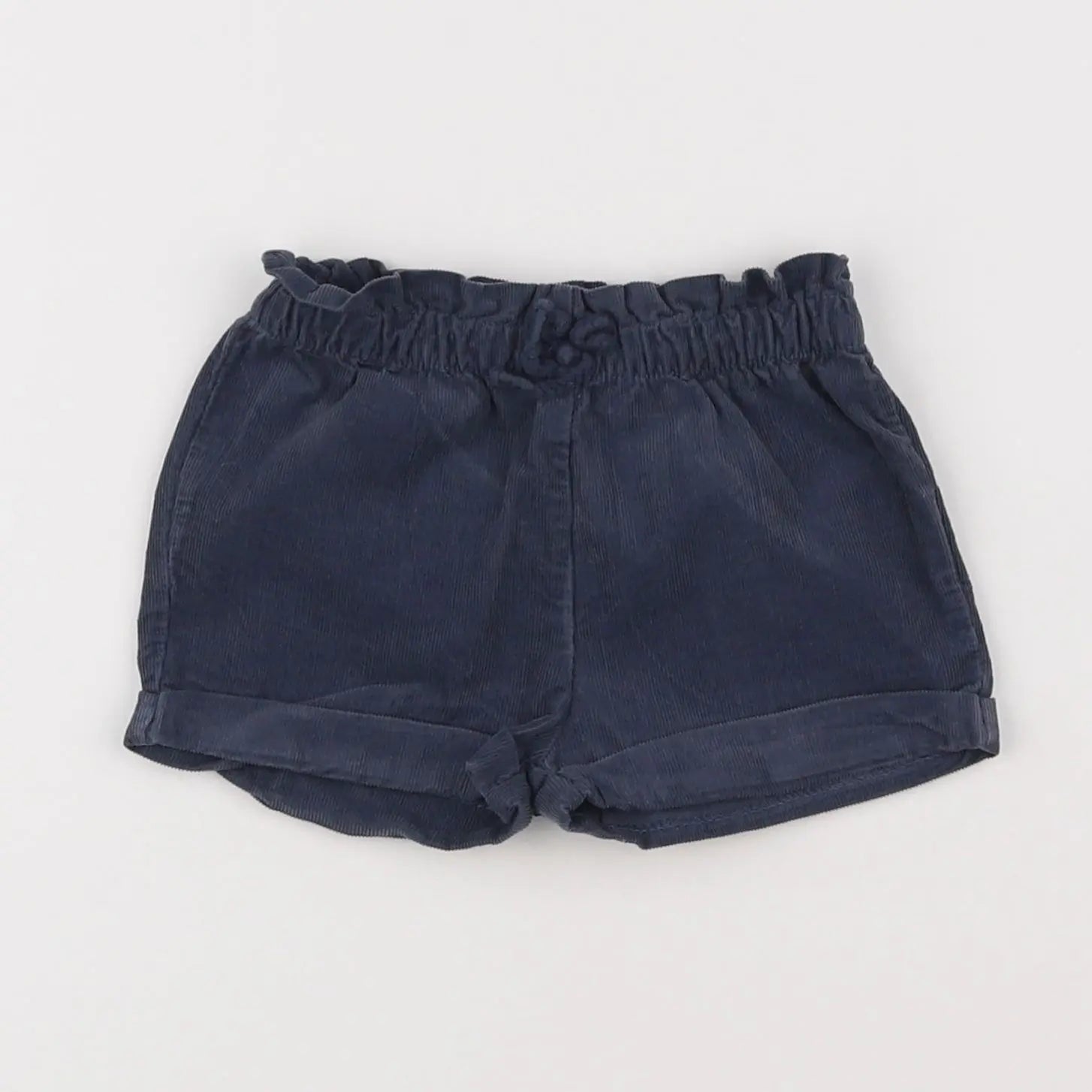 Vertbaudet - short bleu - 9 mois