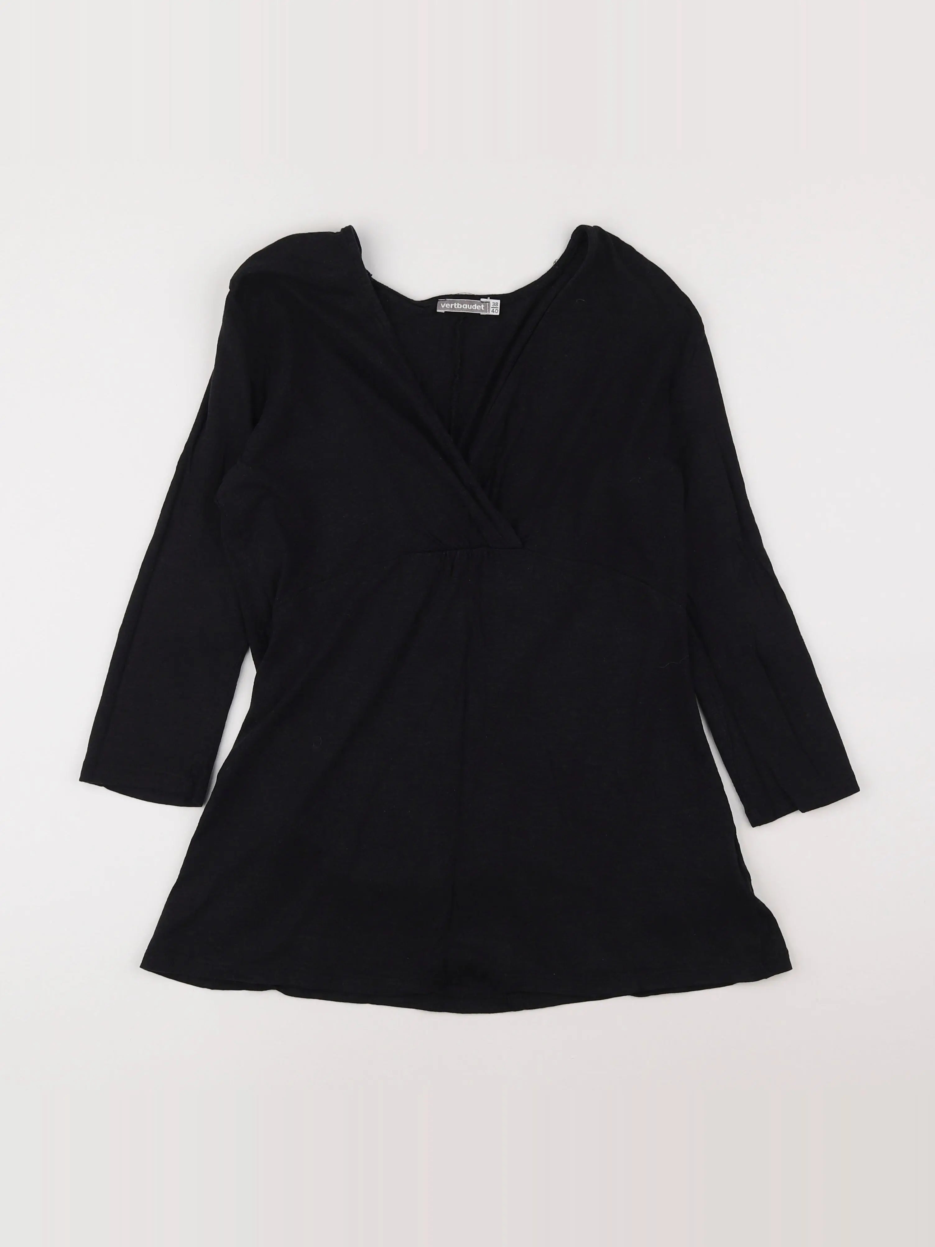 Vertbaudet - tee-shirt grossesse noir - 38 à 40