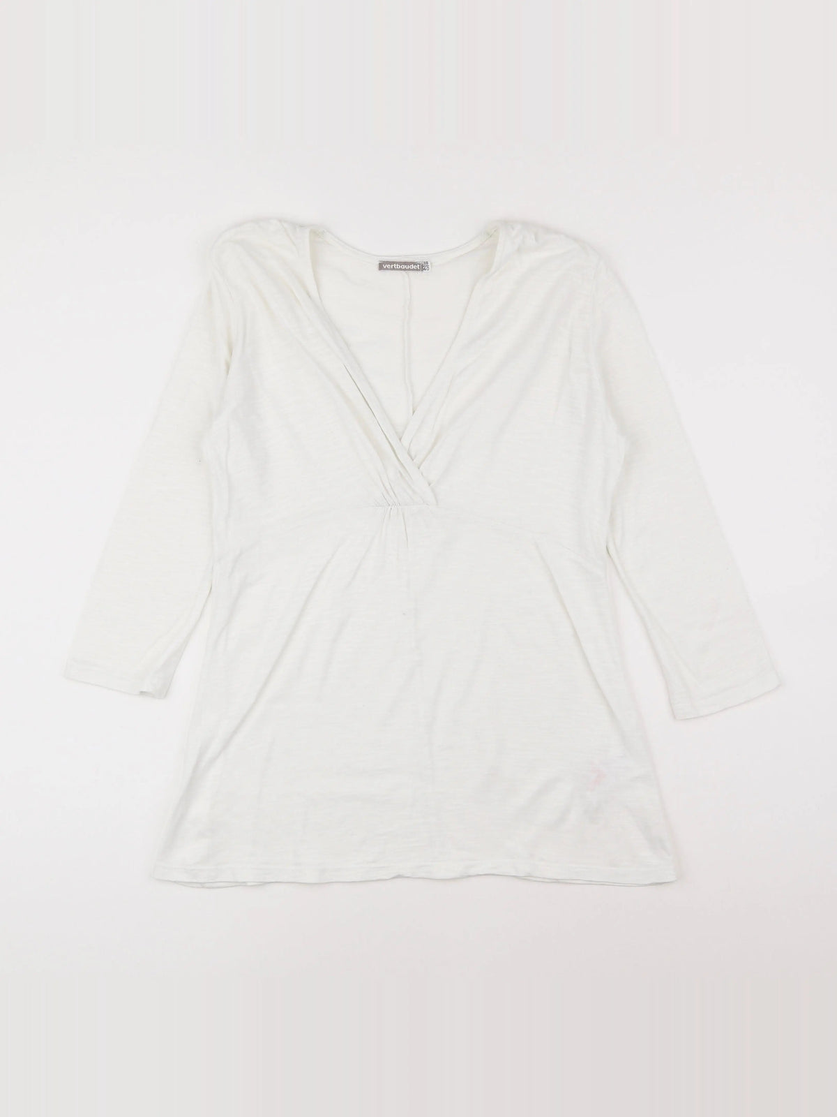 Vertbaudet - tee-shirt grossesse blanc - 38 à 40