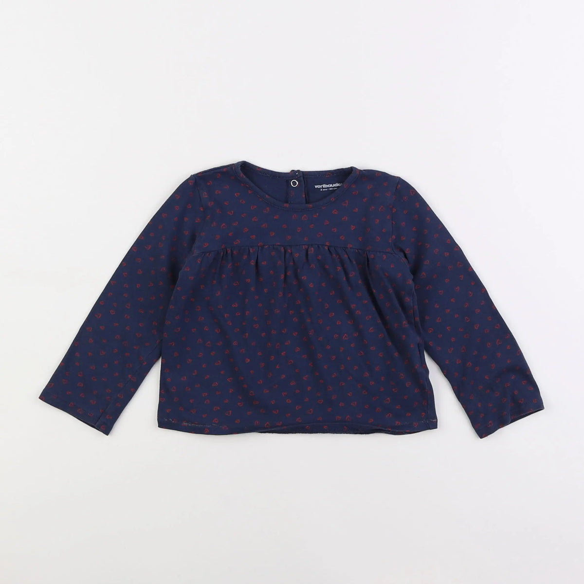 Vertbaudet - tee-shirt bleu - 2 ans