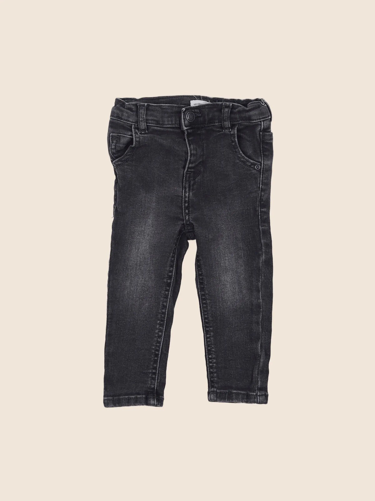 Vertbaudet - jean gris - 9 mois