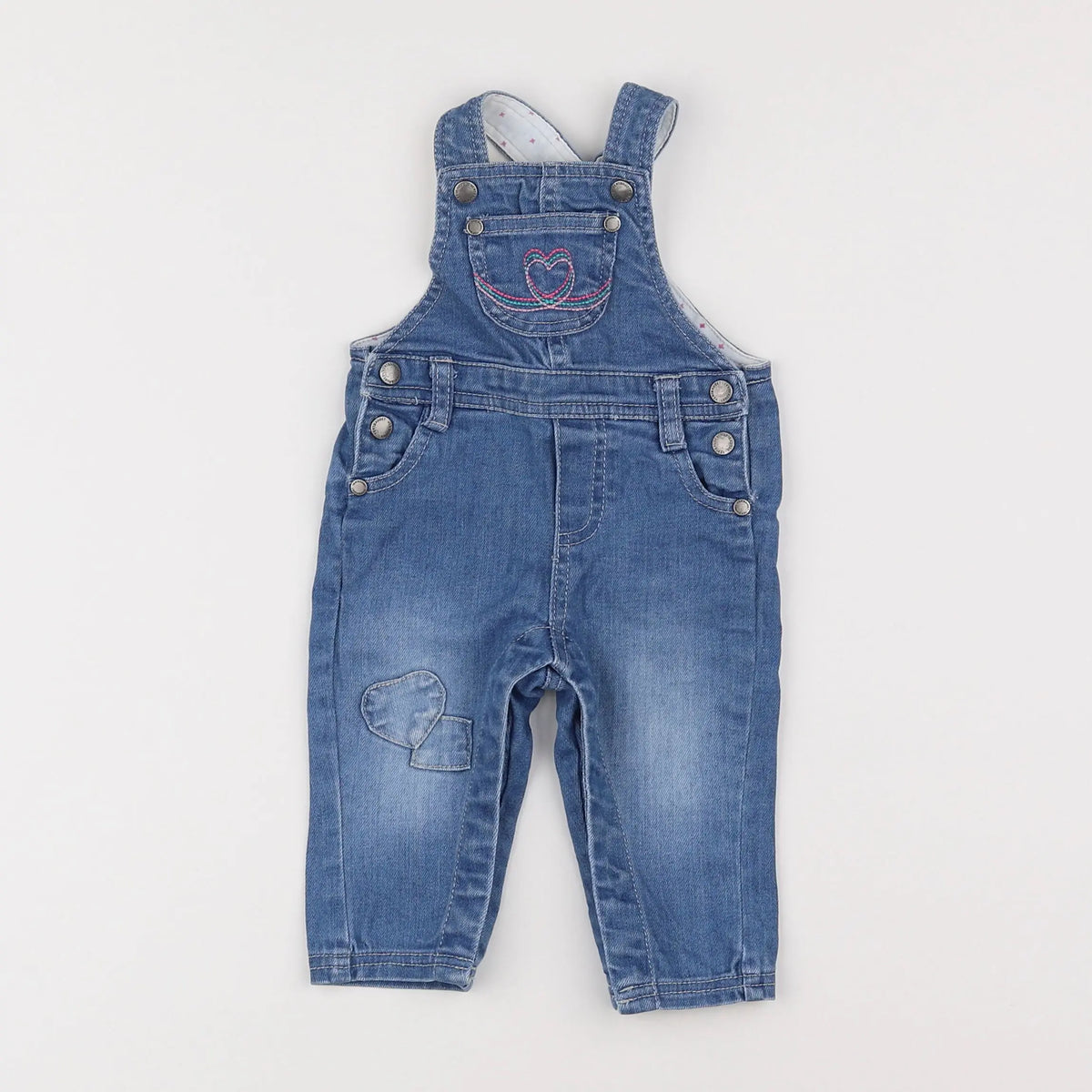 Vertbaudet - salopette bleu - 3 mois