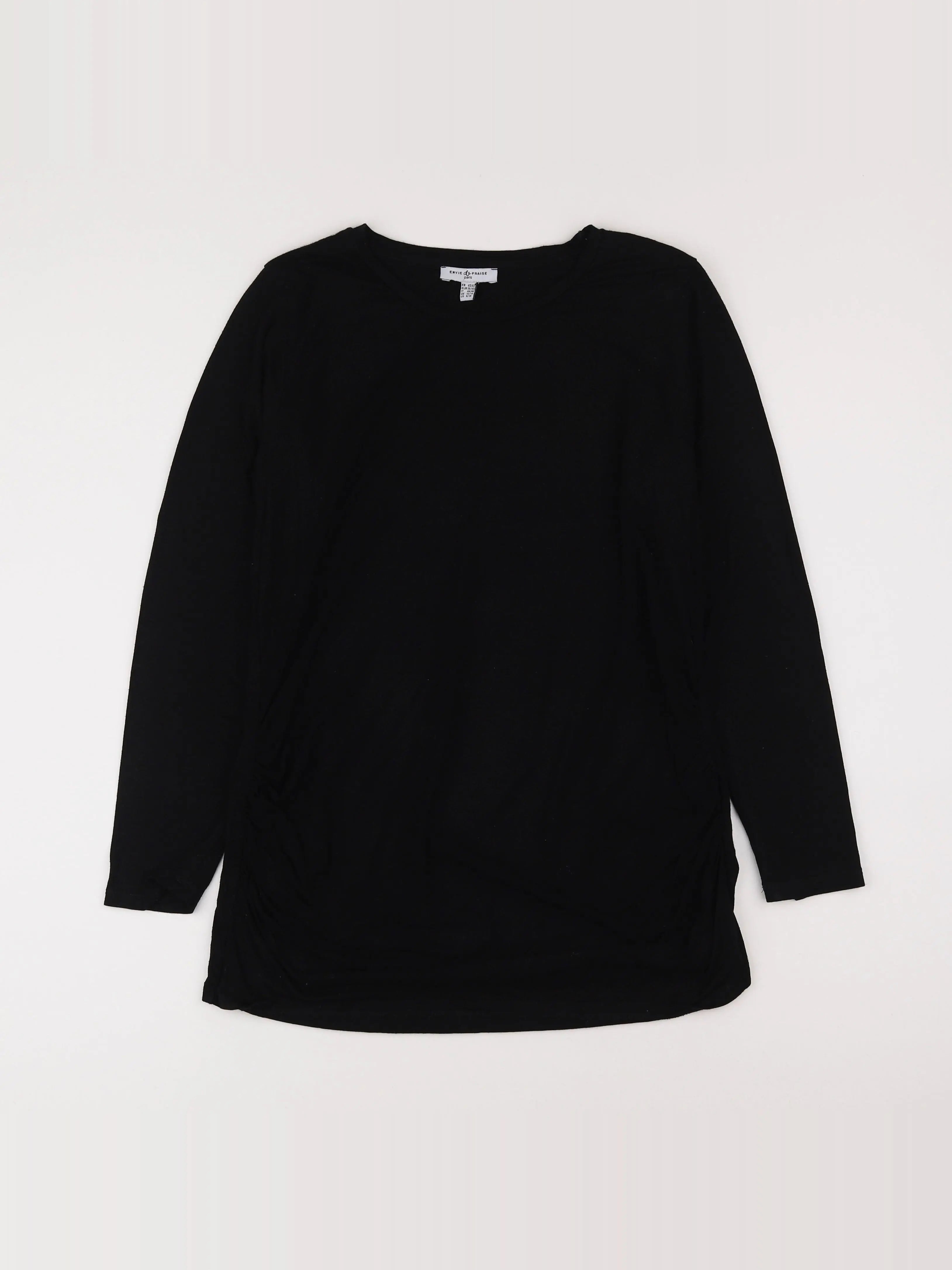 Envie de fraise - tee-shirt grossesse noir - 40 à 42