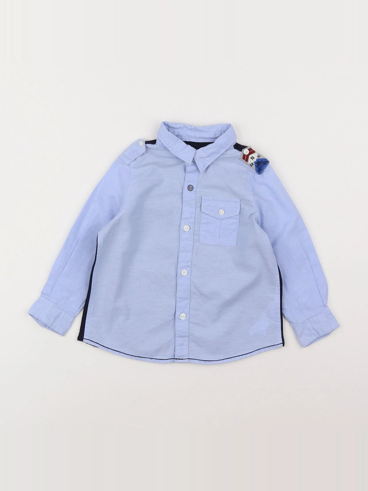 IKKS - chemise bleu - 18 mois