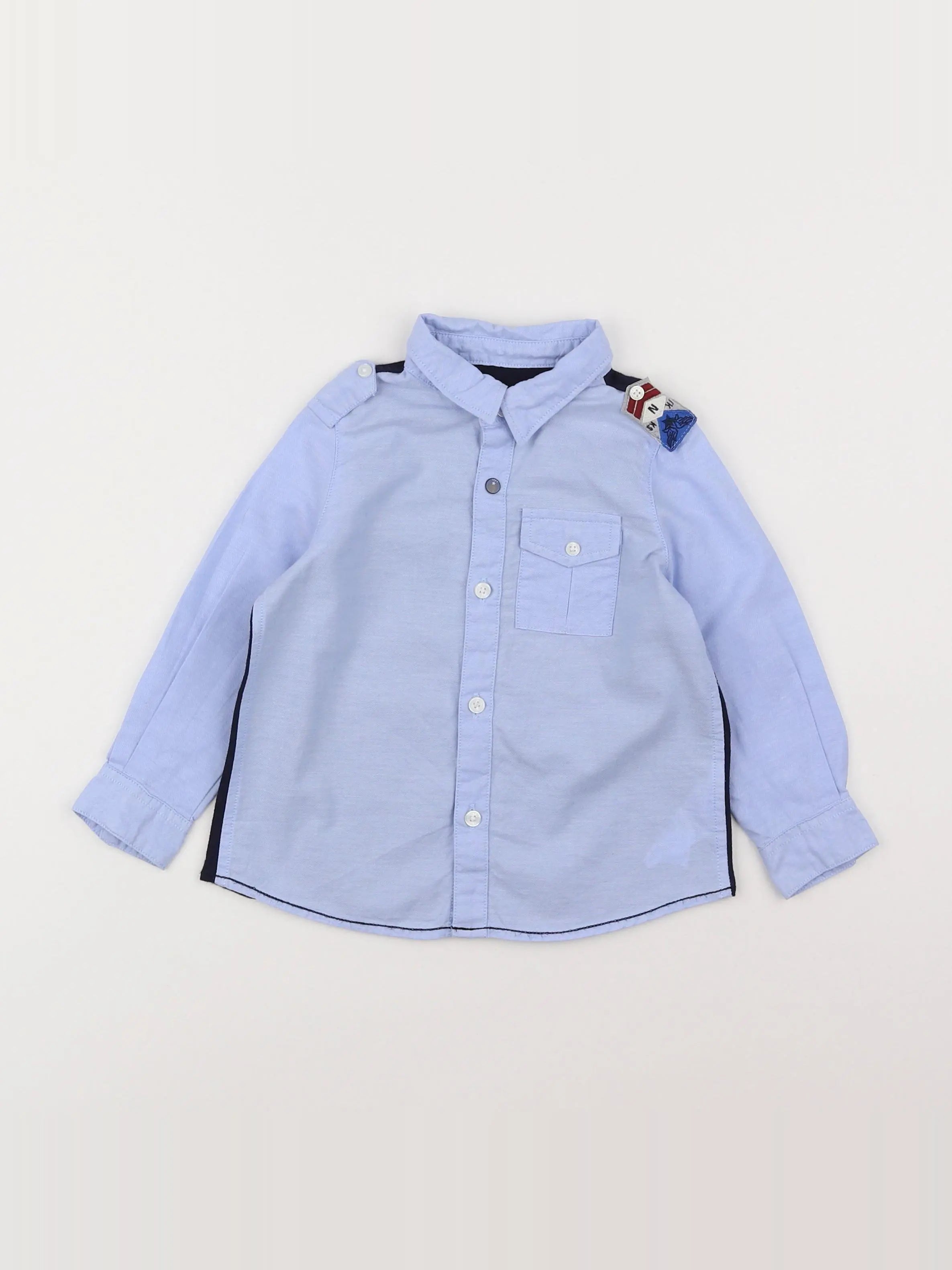 IKKS - chemise bleu - 18 mois