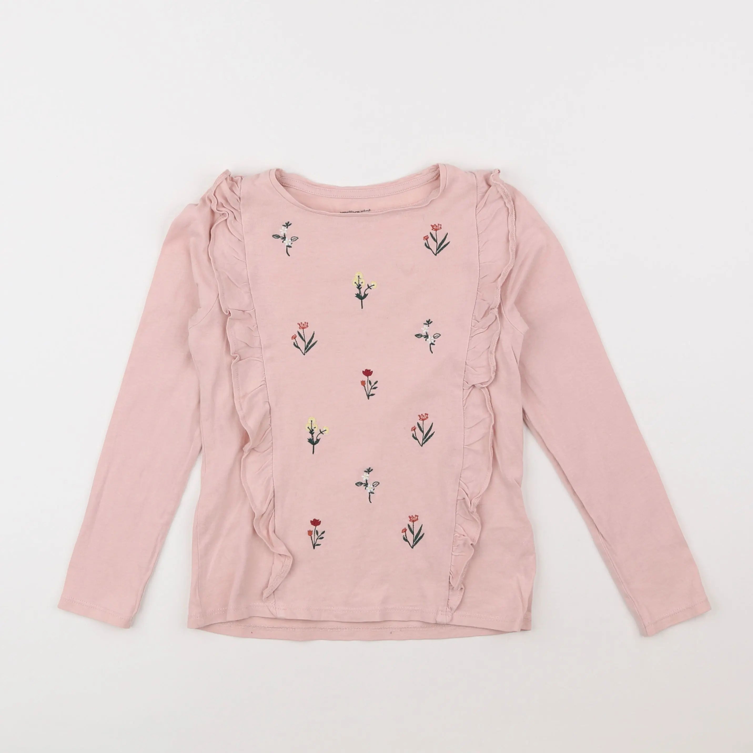 Vertbaudet - tee-shirt rose - 8 ans
