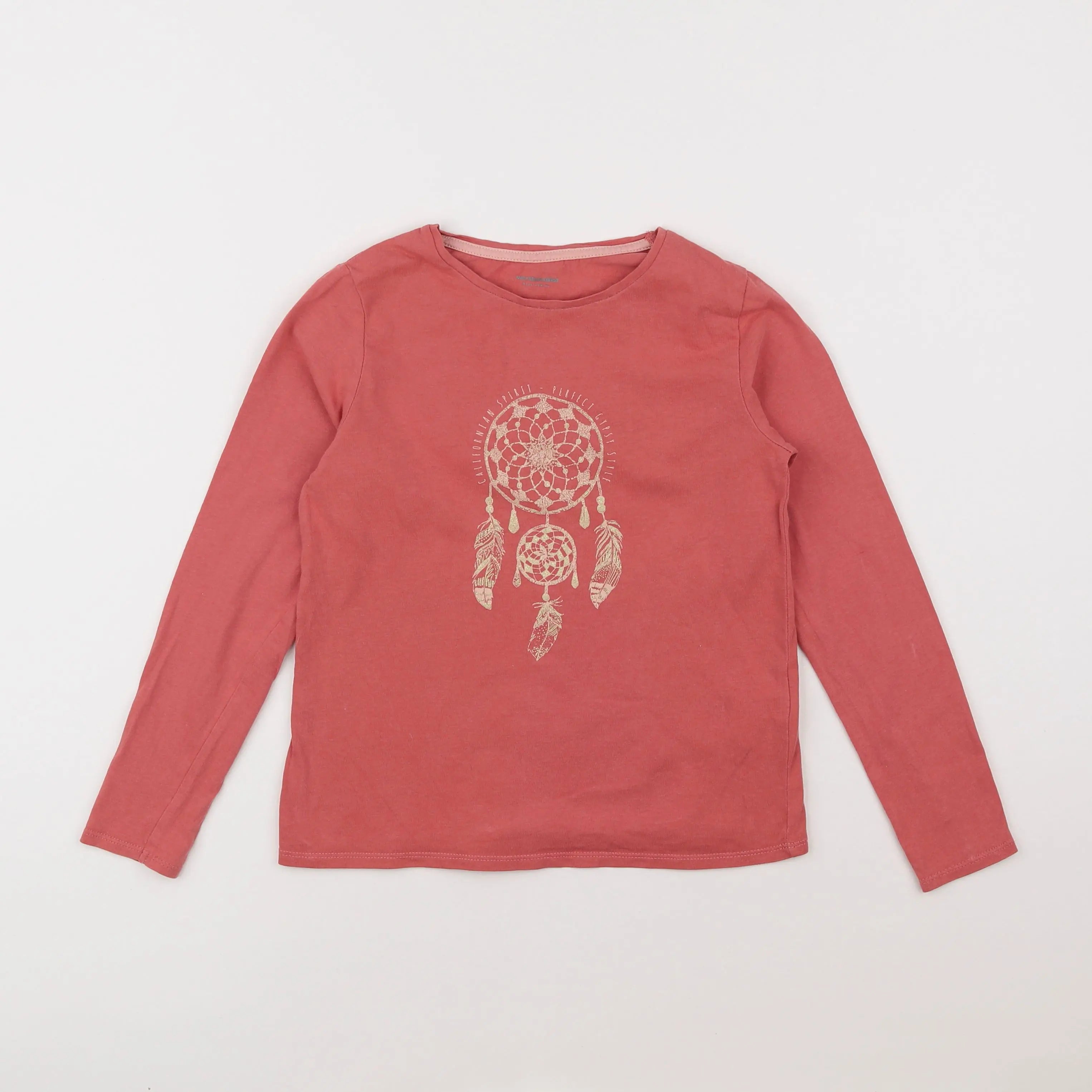 Vertbaudet - tee-shirt rose - 8 ans