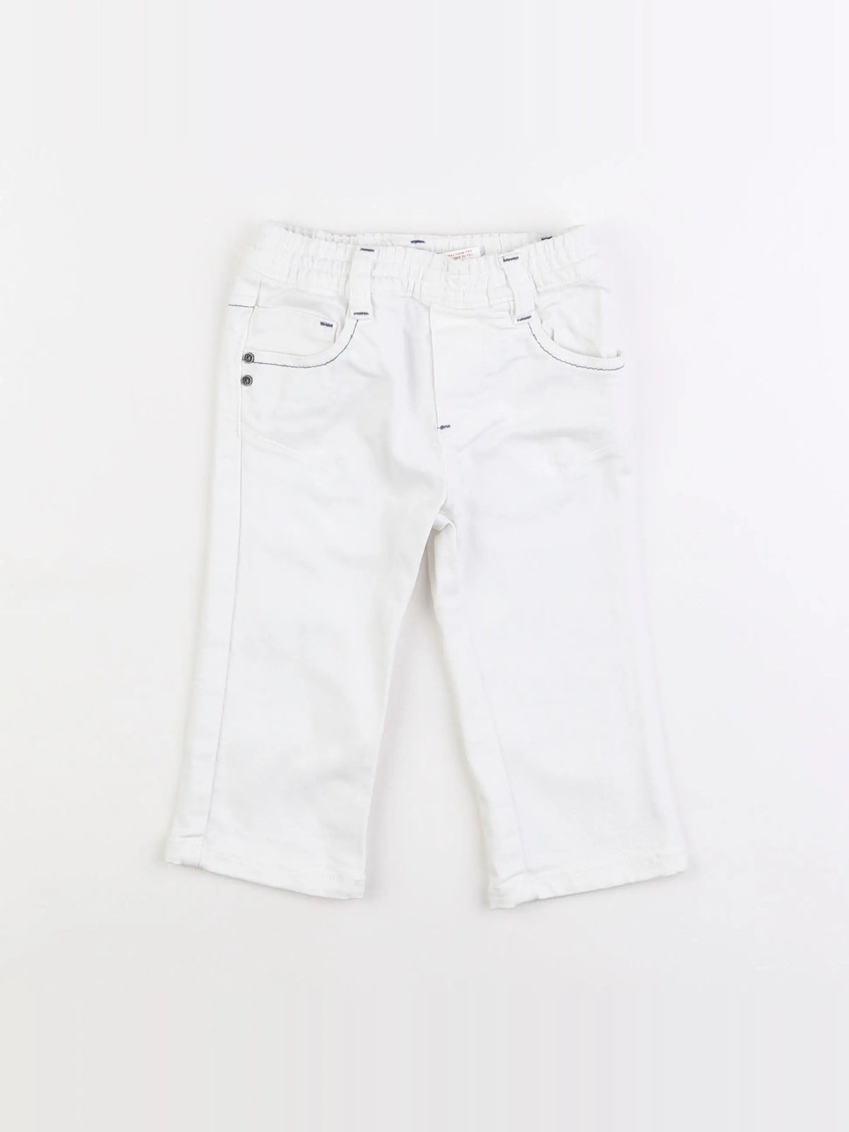 IKKS - jean blanc - 6 mois