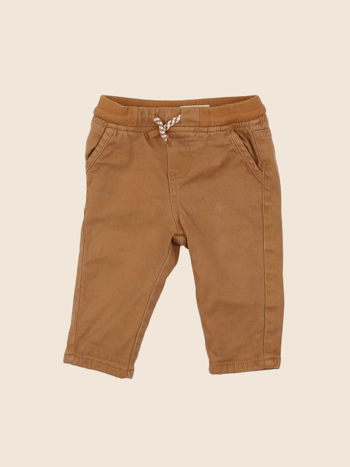 Vertbaudet - pantalon marron - 6 mois