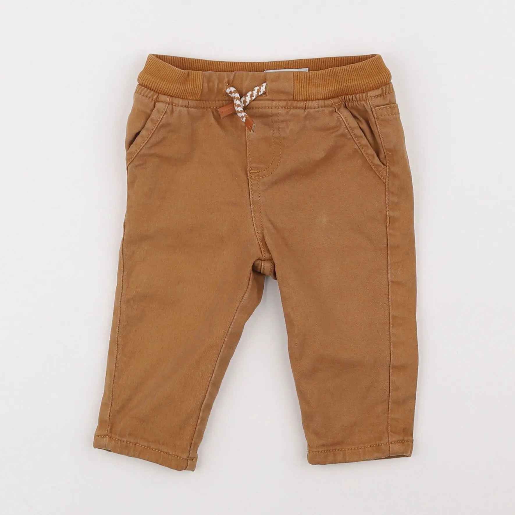 Vertbaudet - pantalon marron - 6 mois