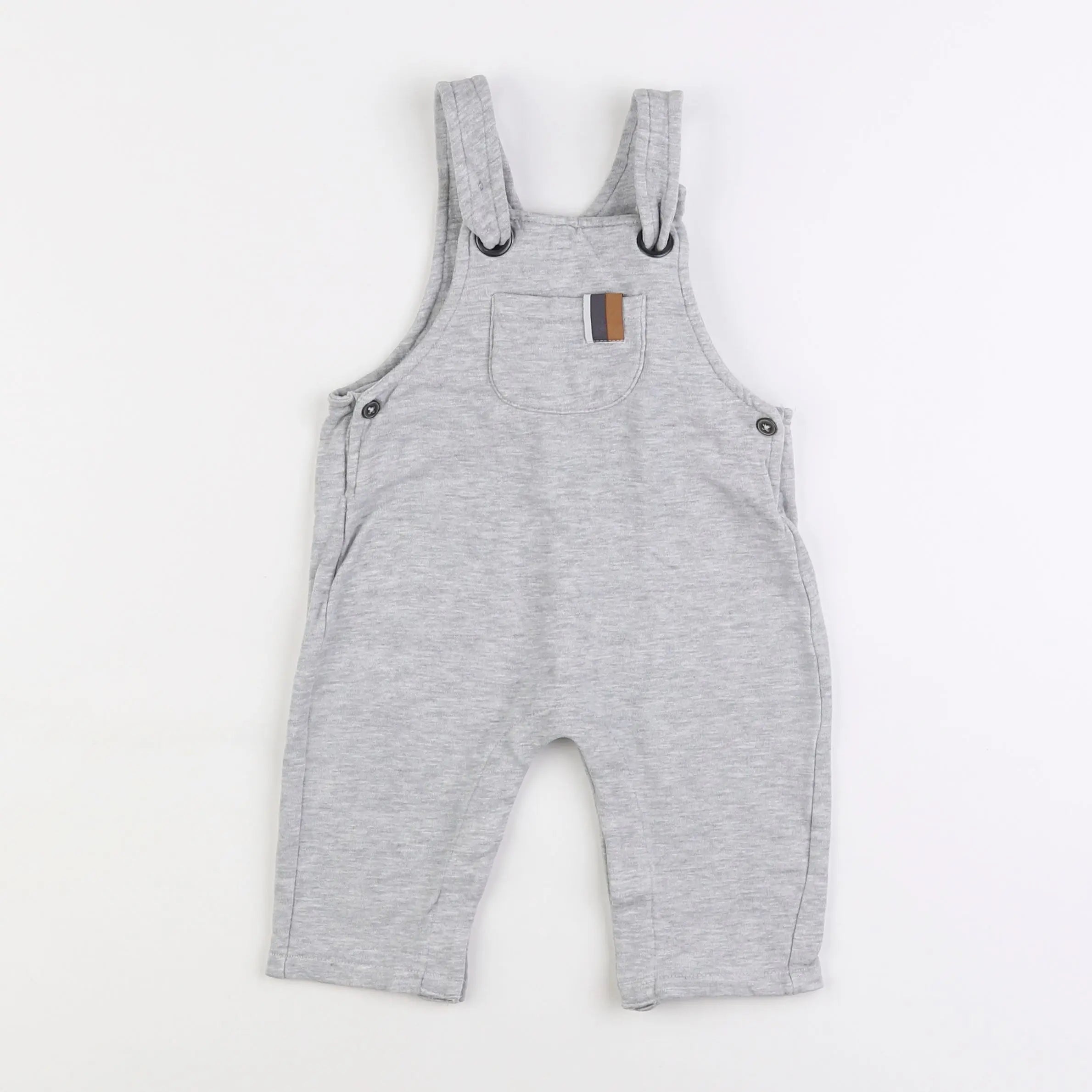 Vertbaudet - combinaison gris - 12 mois