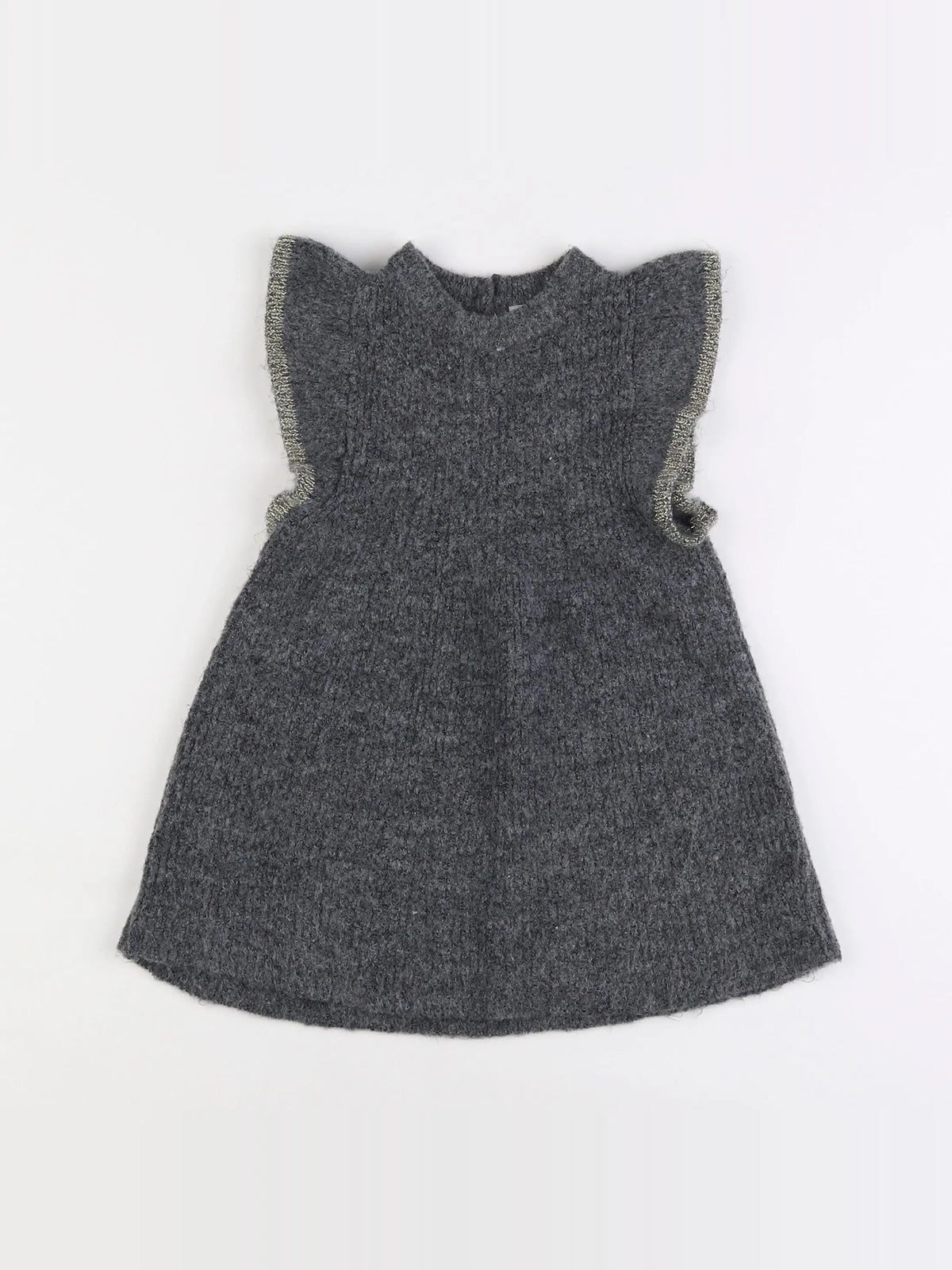 H&M - robe gris - 12/18 mois