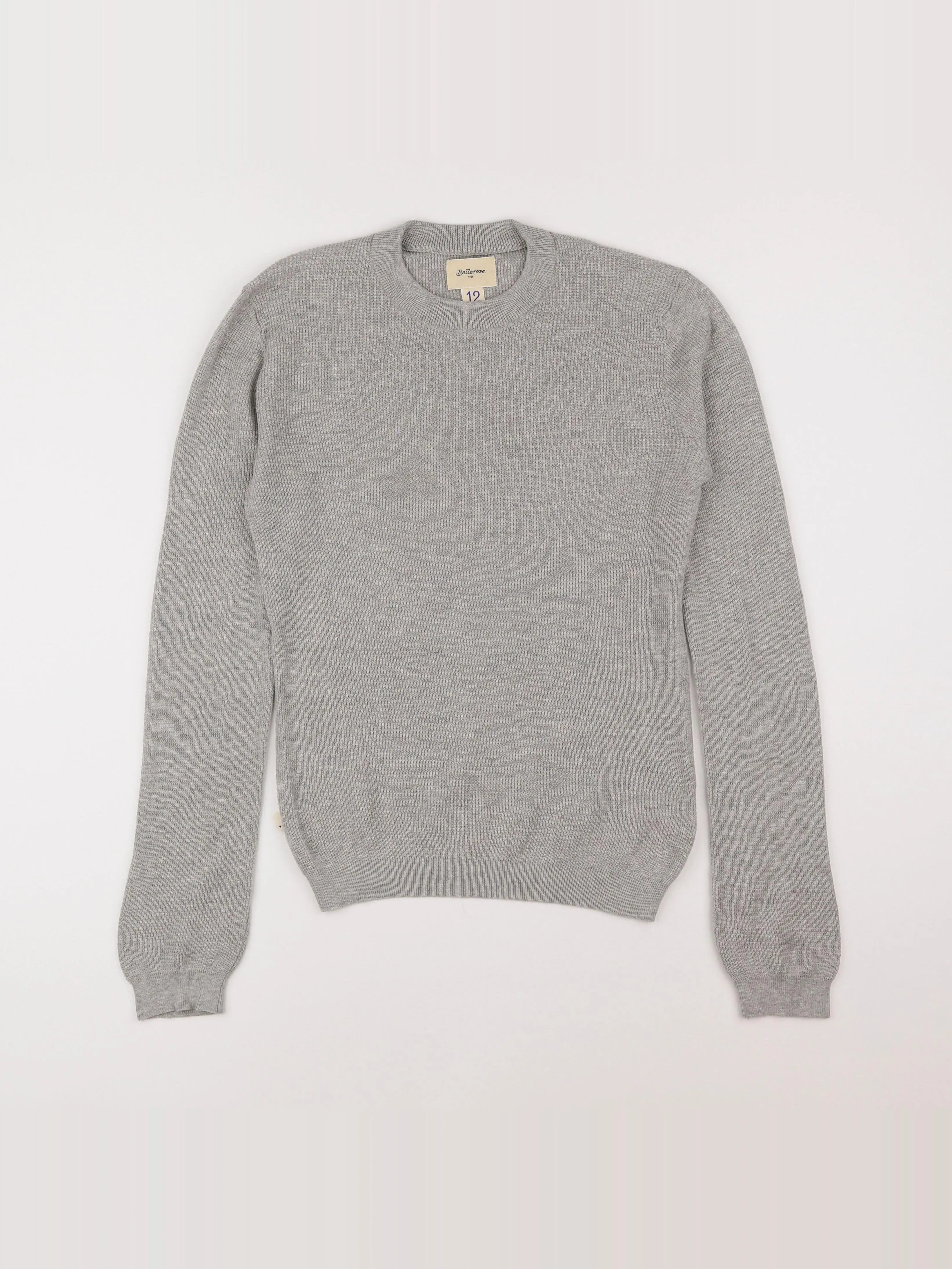 Bellerose - pull gris - 12 ans