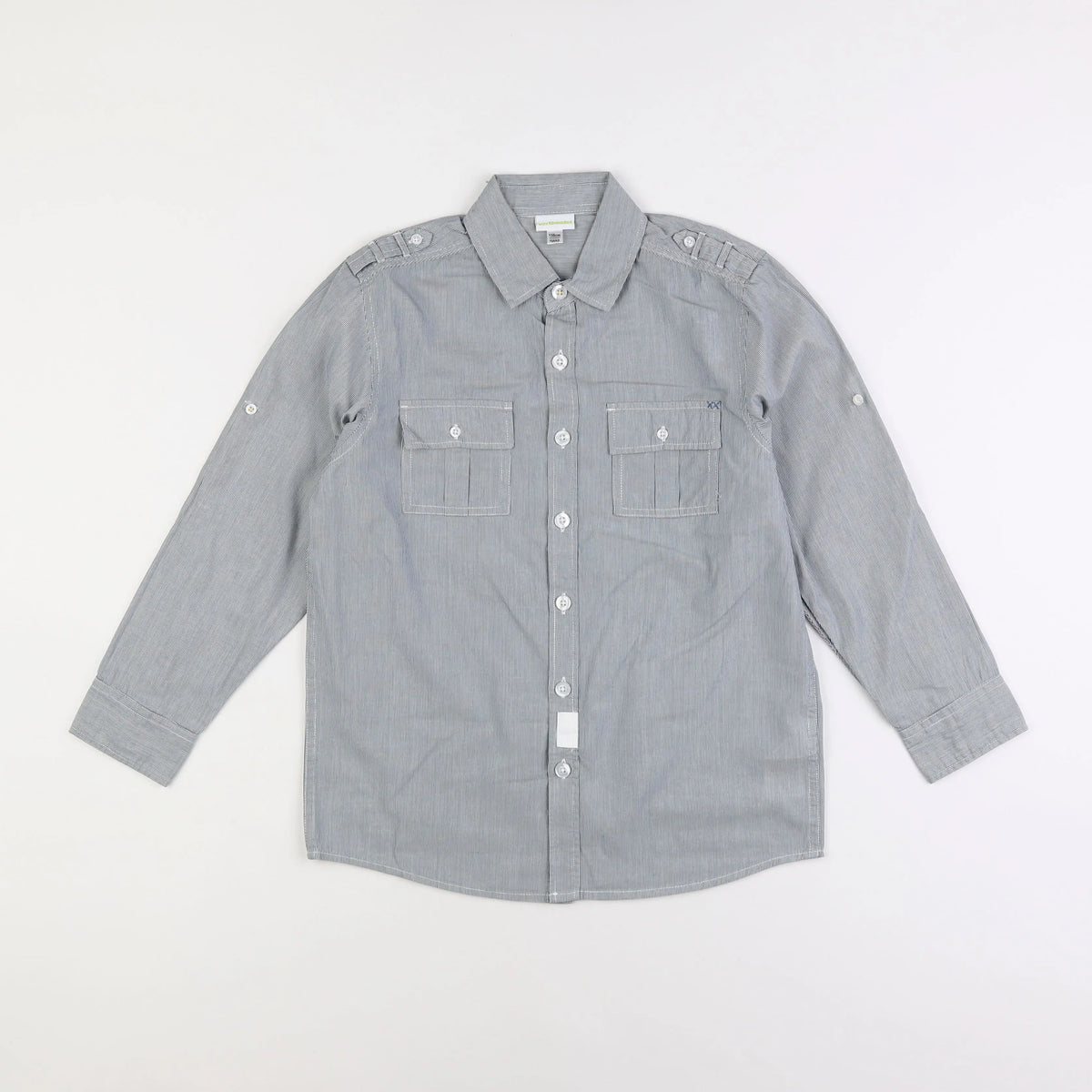 Vertbaudet - chemise gris - 10 ans