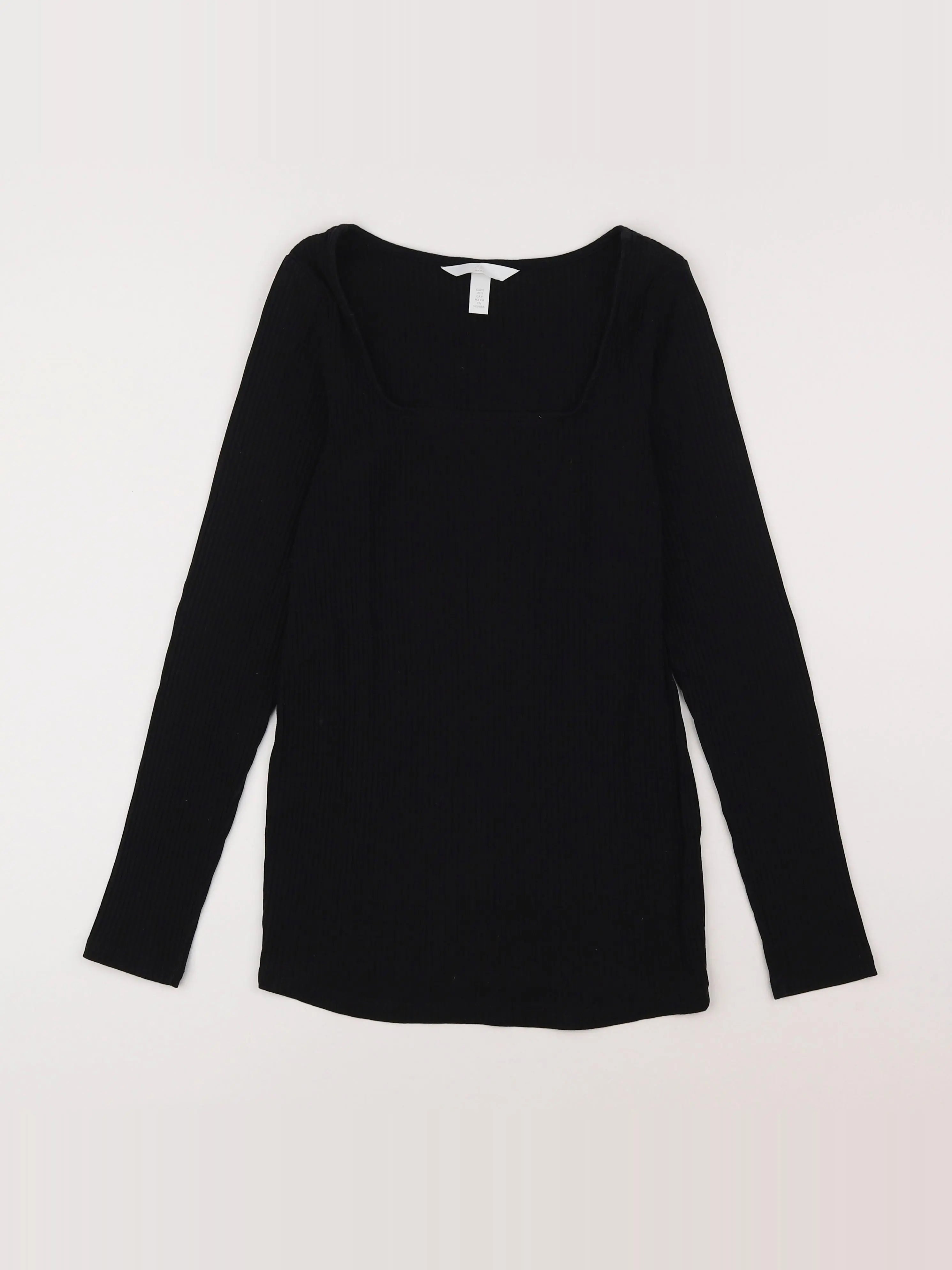 H&M - tee-shirt grossesse noir - 36 à 38