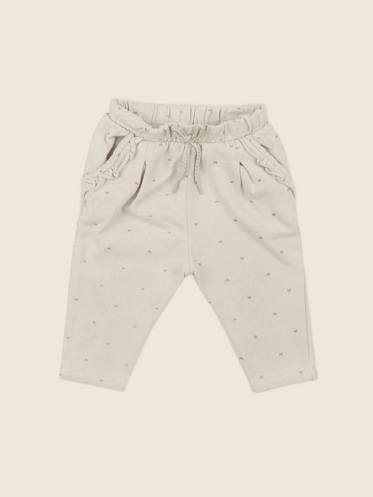 Vertbaudet - jogging beige - 6 mois