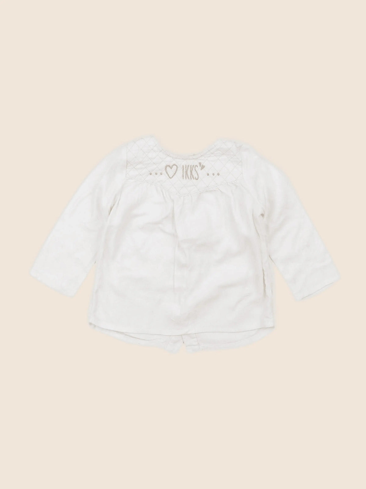 IKKS - blouse beige - 18 mois