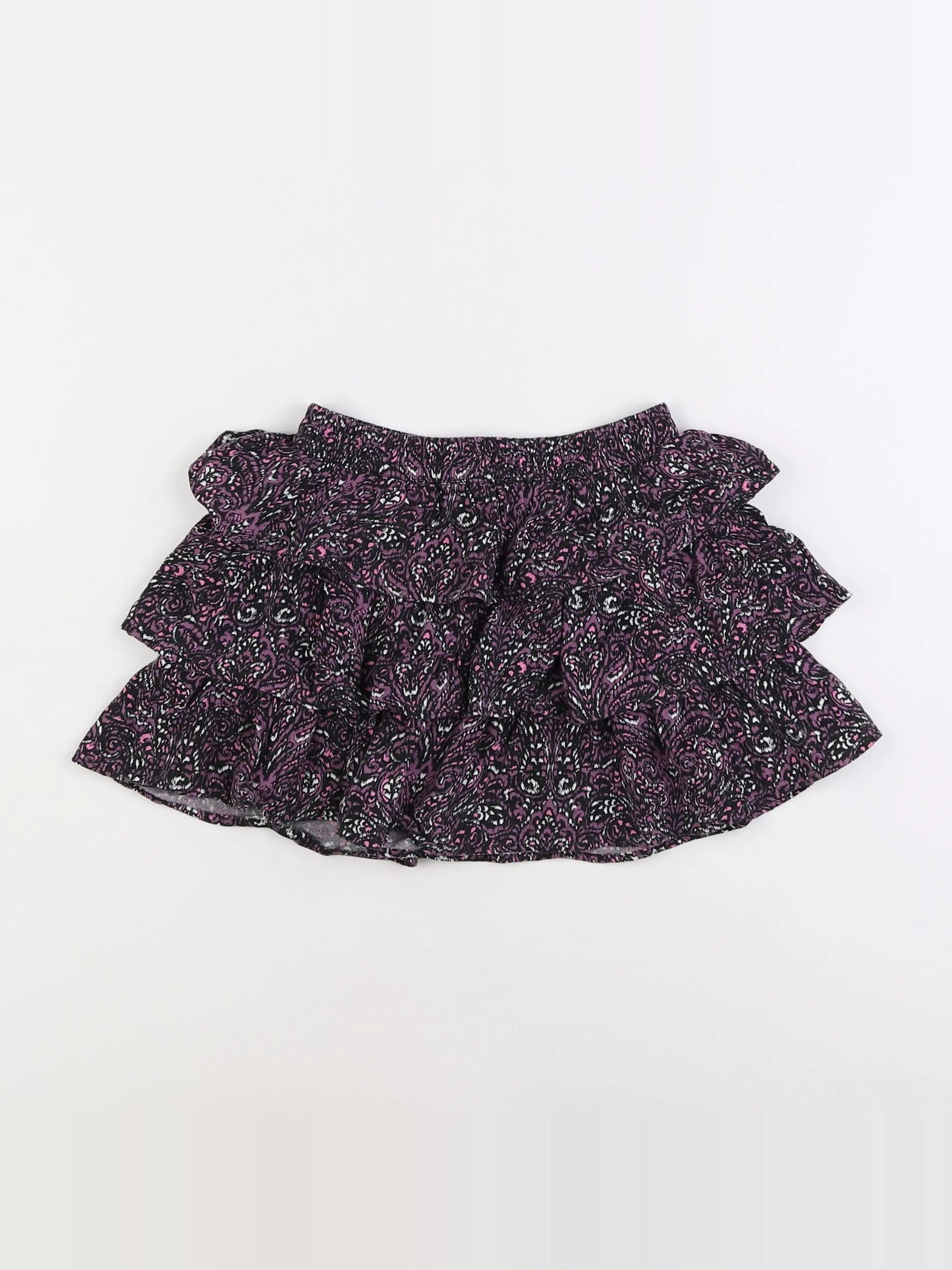 IKKS - jupe violet, noir - 5 ans