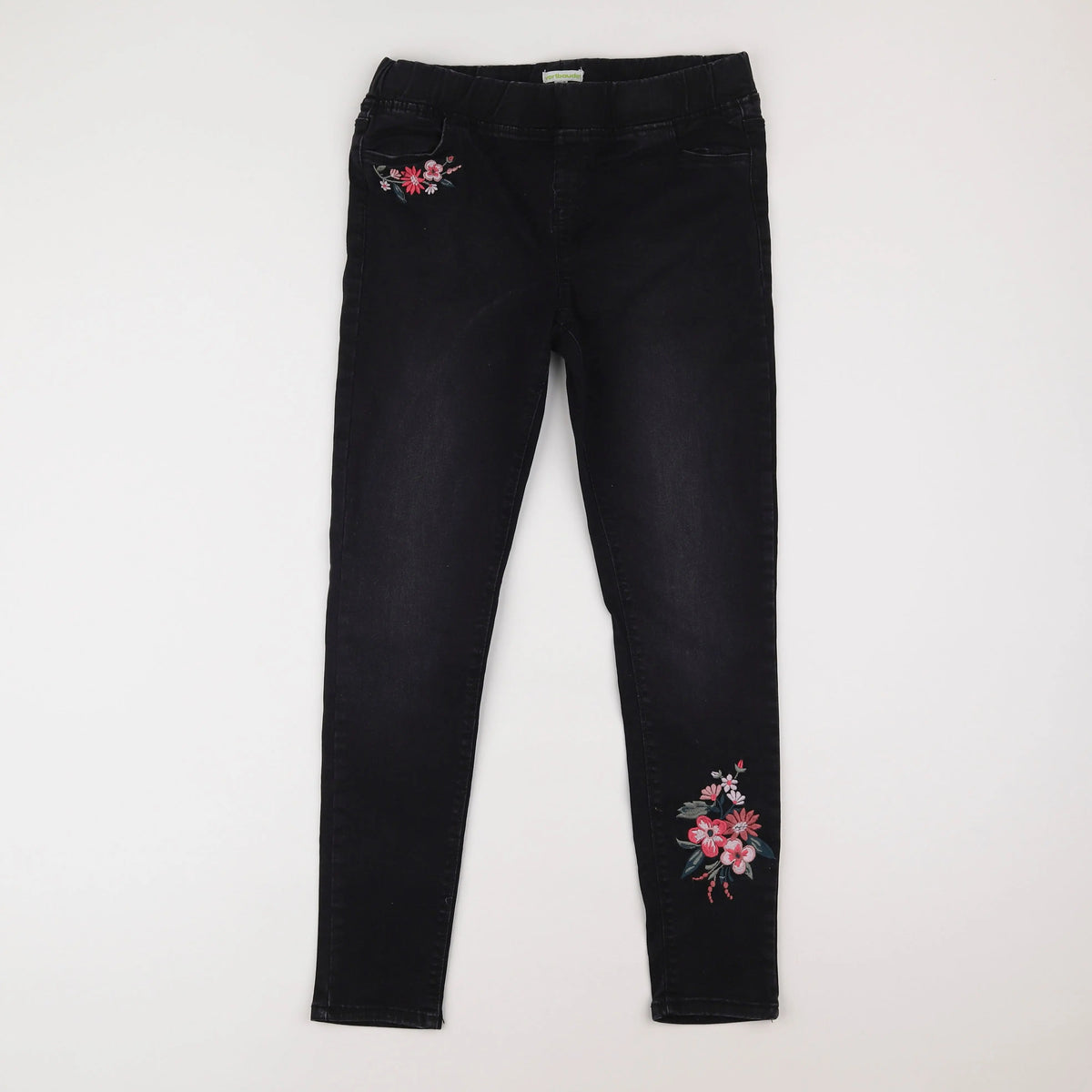 Vertbaudet - jegging gris - 12 ans