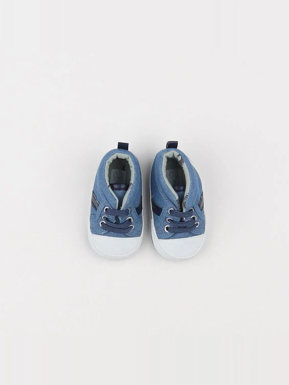 Vertbaudet - chaussons bleu - pointure 17