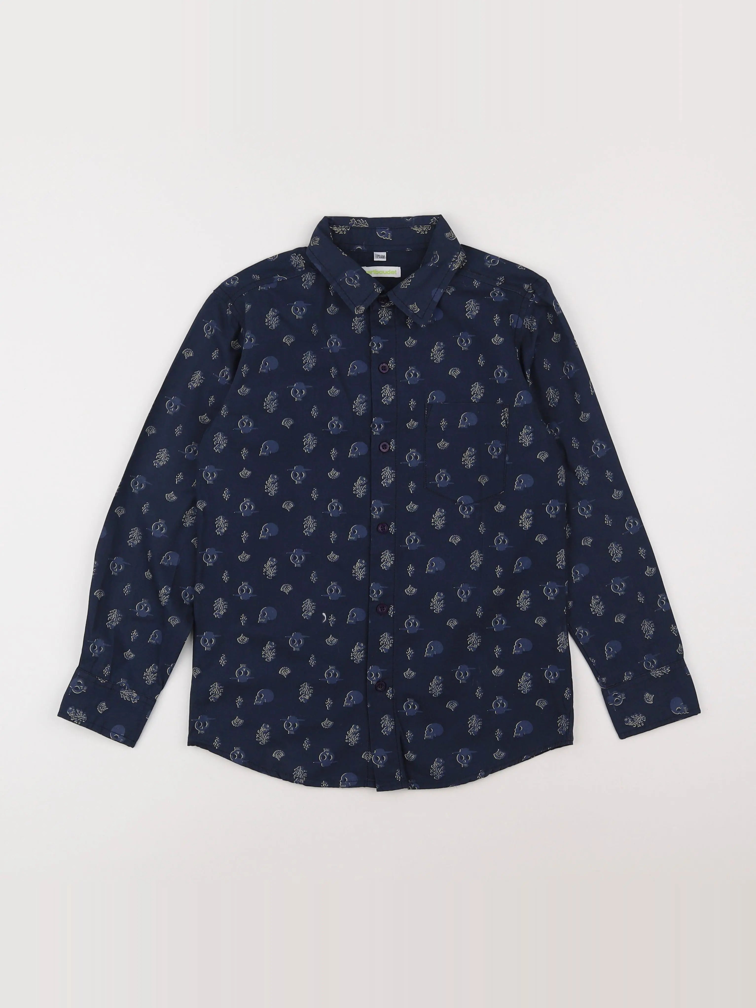 Vertbaudet - chemise bleu - 10 ans