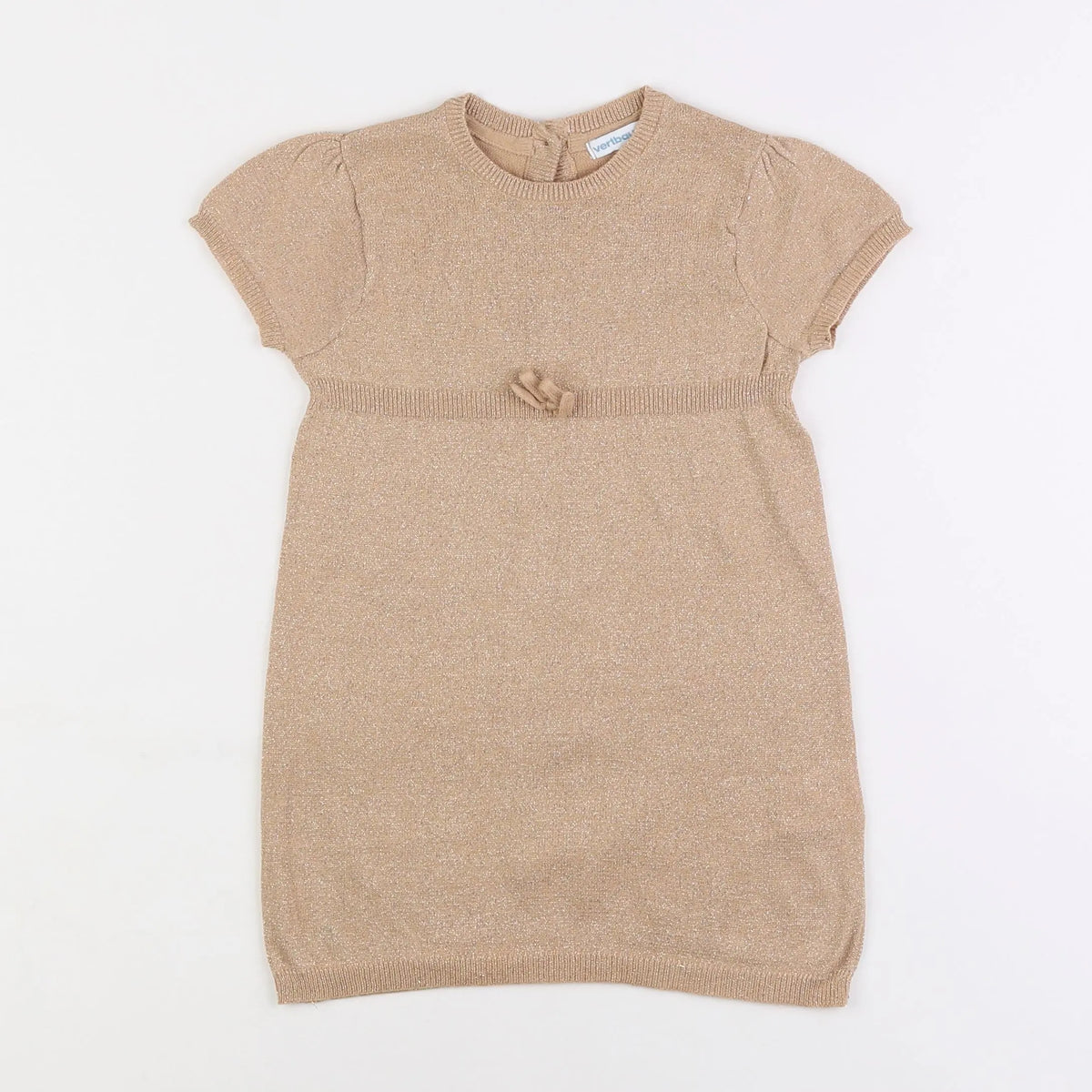 Vertbaudet - robe bronze - 2 ans