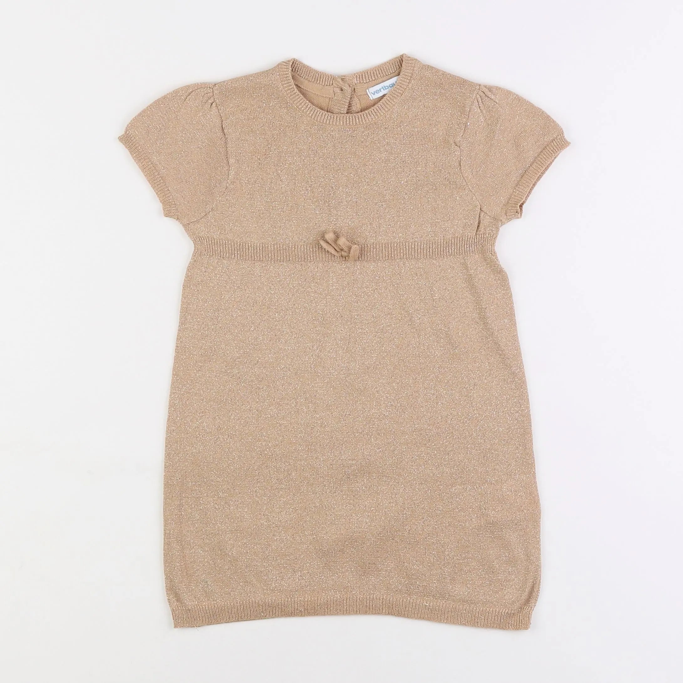 Vertbaudet - robe bronze - 2 ans