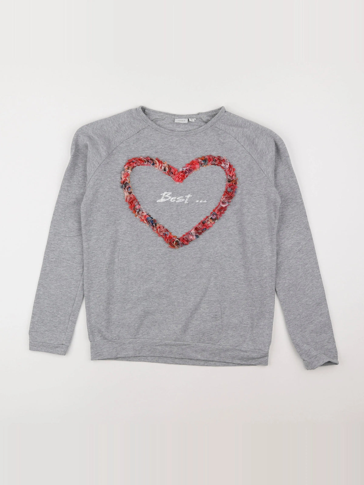 Name it - sweat gris - 13/14 ans