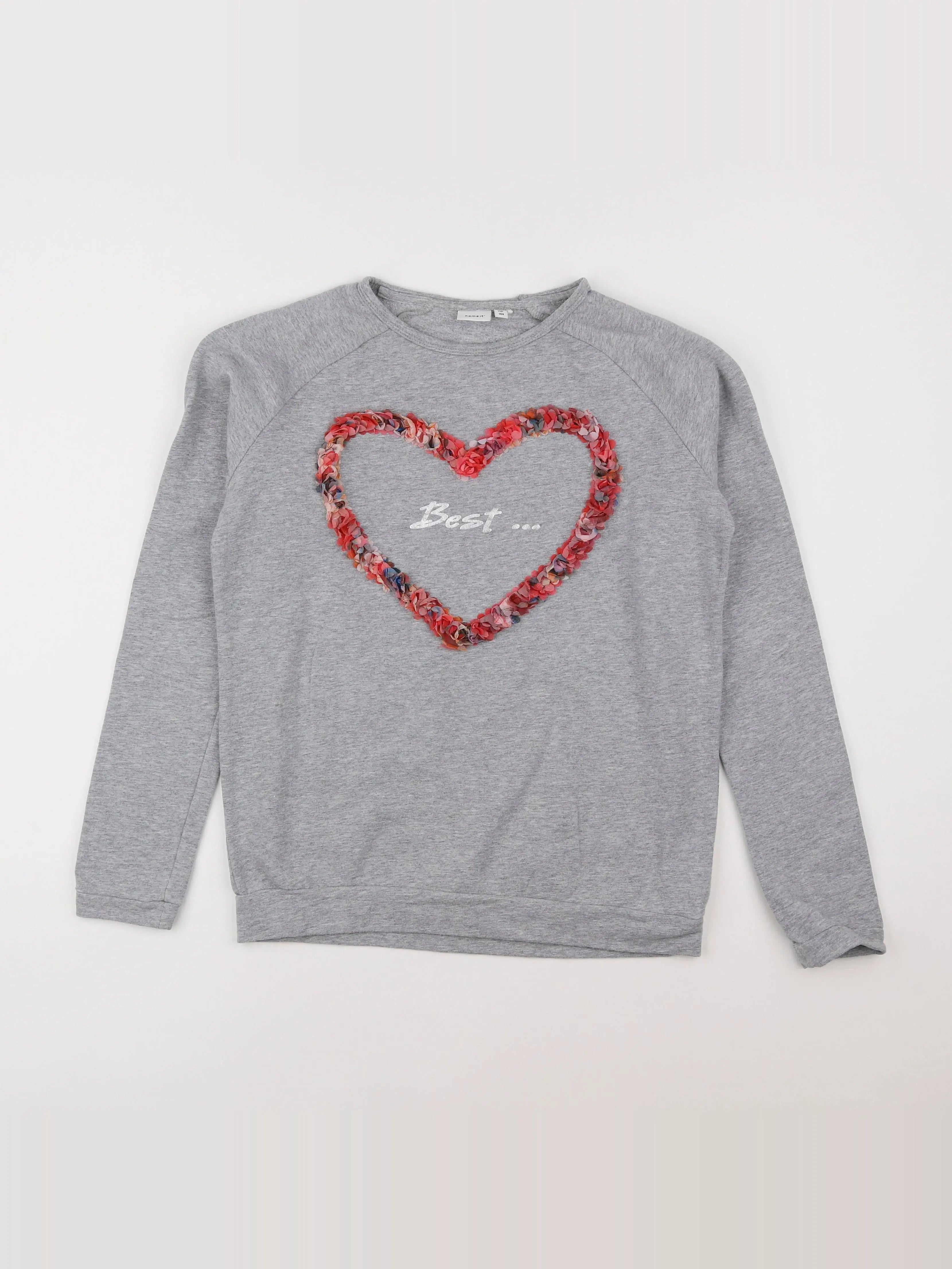 Name it - sweat gris - 13/14 ans