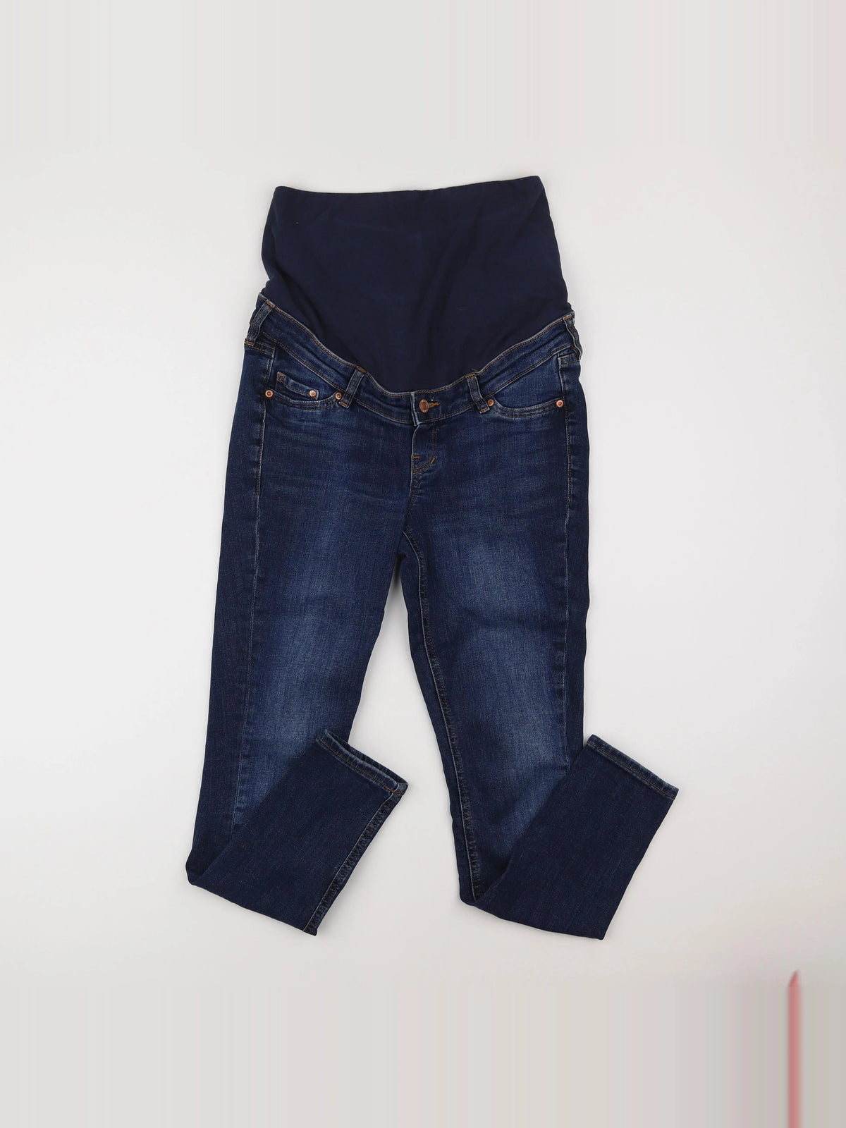 H&M - jean grossesse bleu - 36 à 38