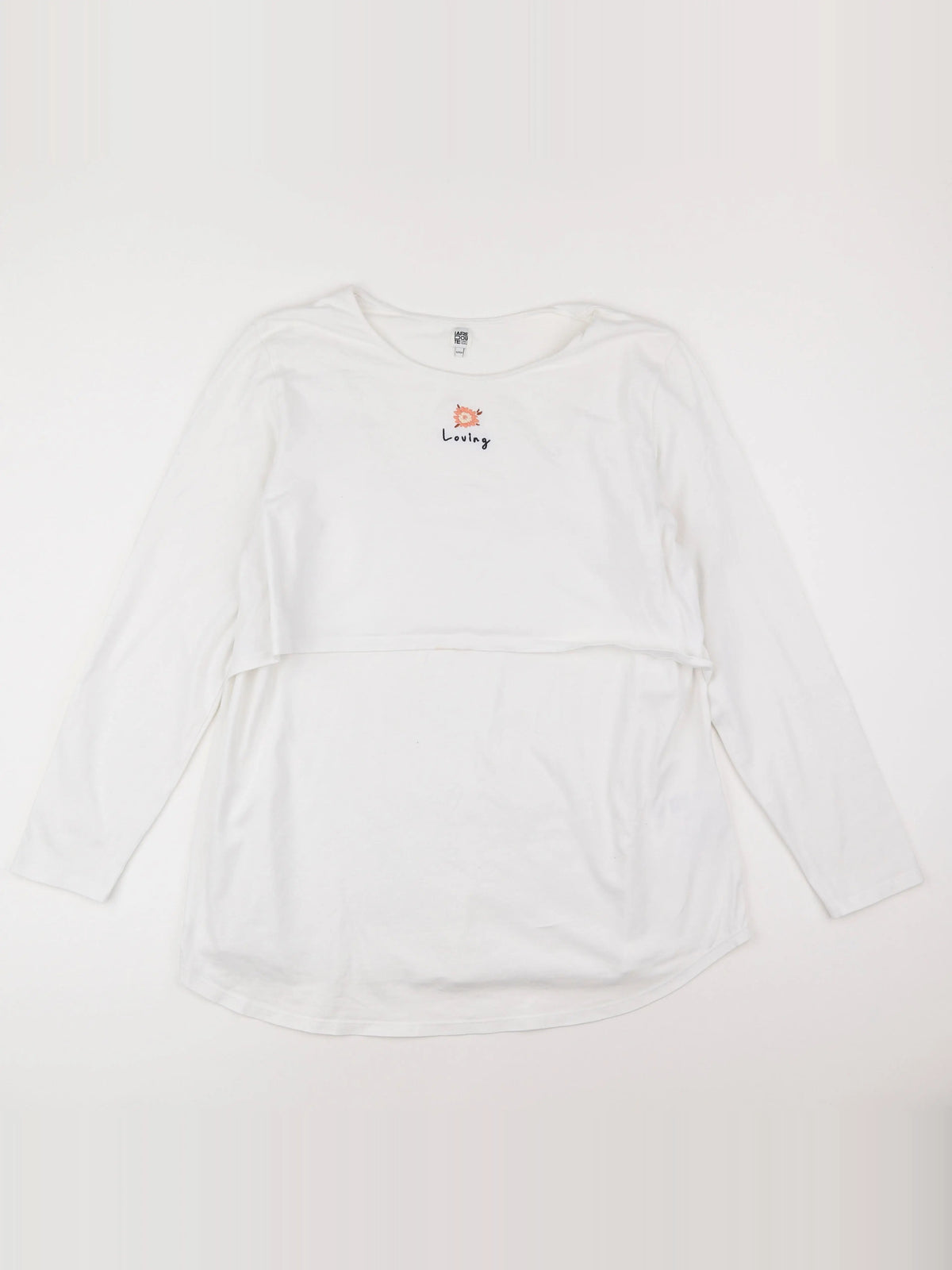 La redoute - tee-shirt grossesse, allaitement blanc - 42 à 44