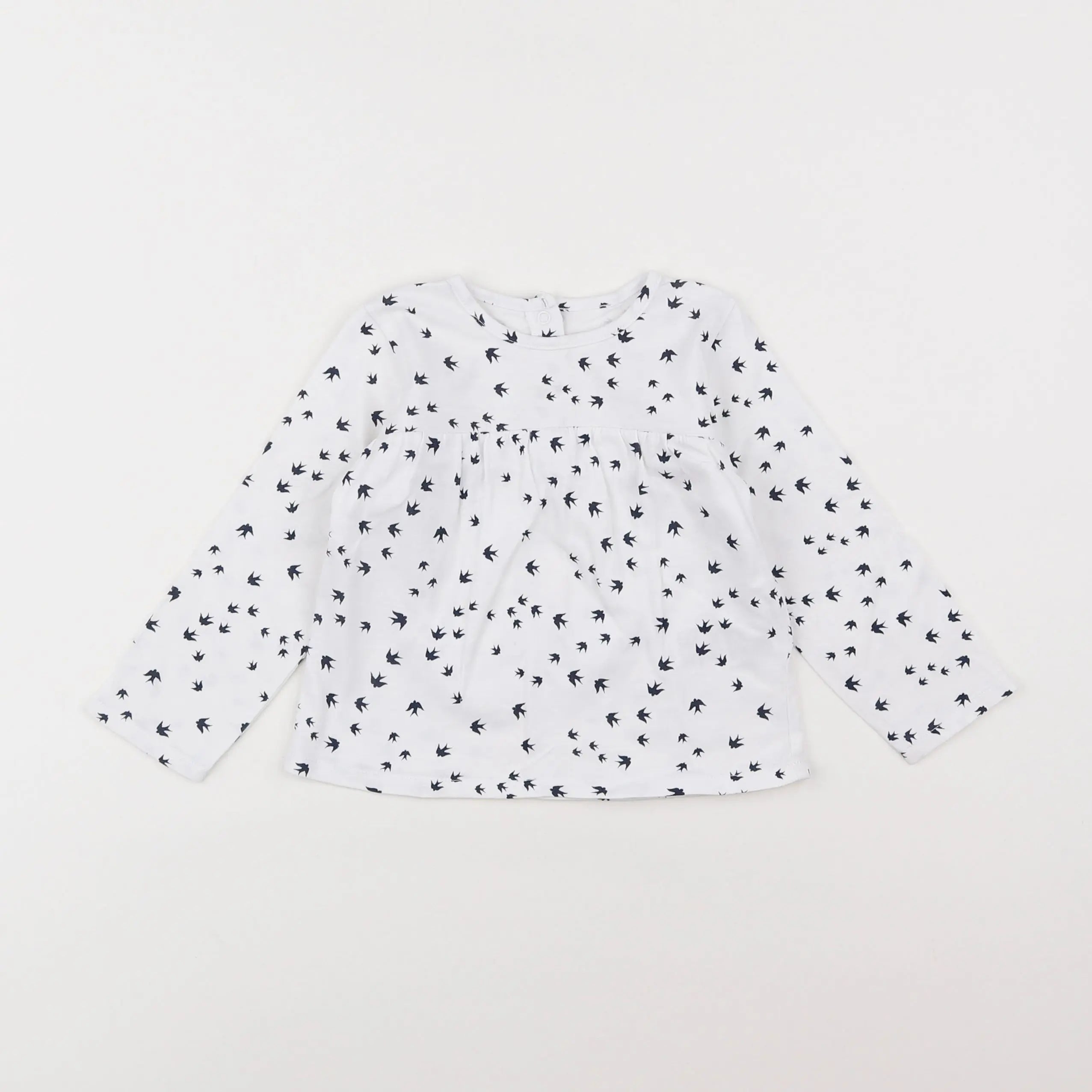 Vertbaudet - tee-shirt noir - 18 mois