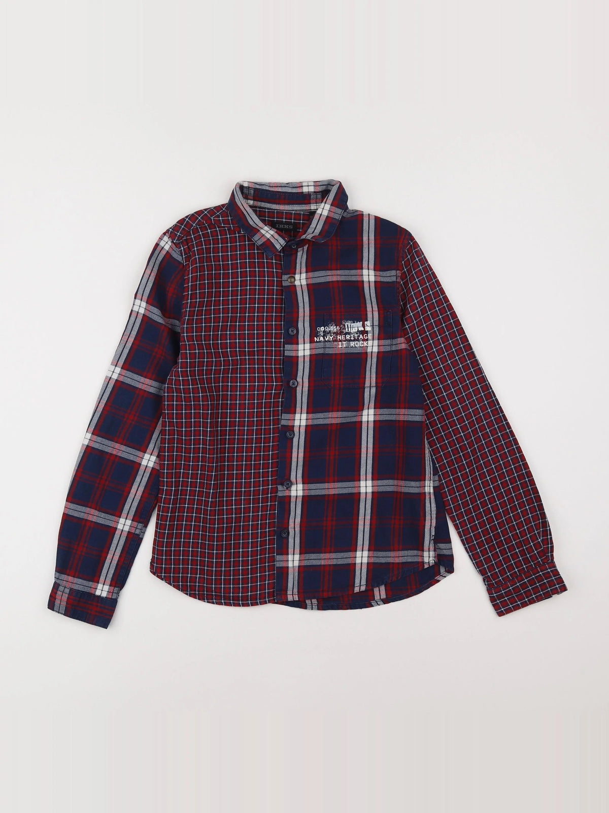 IKKS - chemise rouge - 10 ans