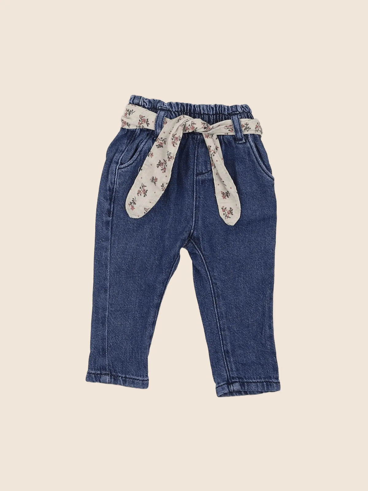 Vertbaudet - jegging bleu - 6 mois