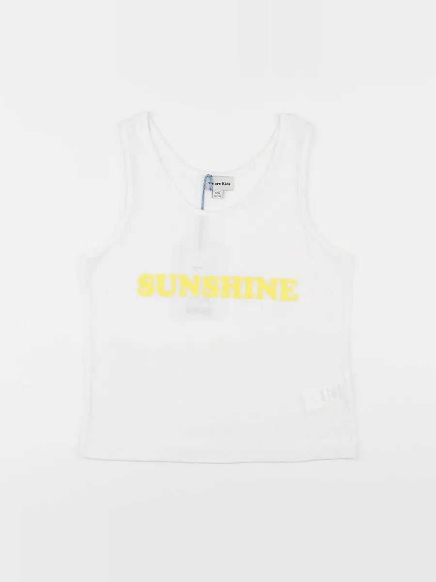 Débardeur Jersey Just White Sunshine