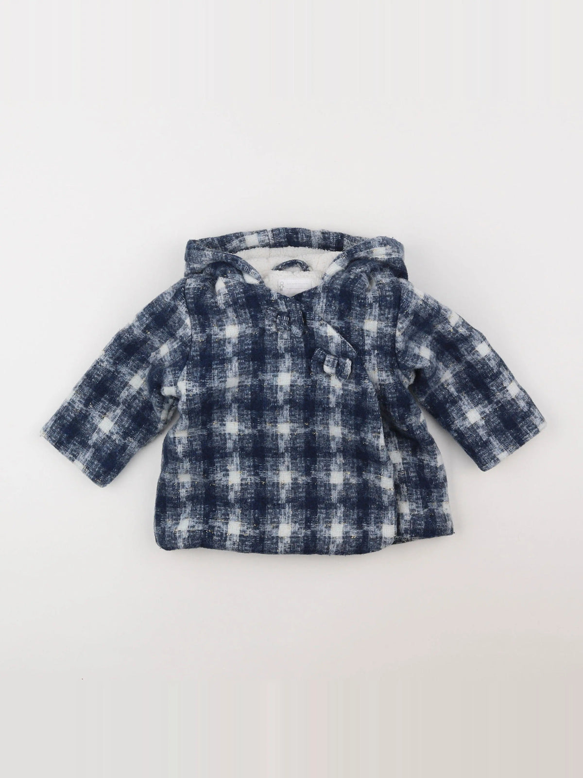 Vertbaudet - manteau bleu - 18 mois