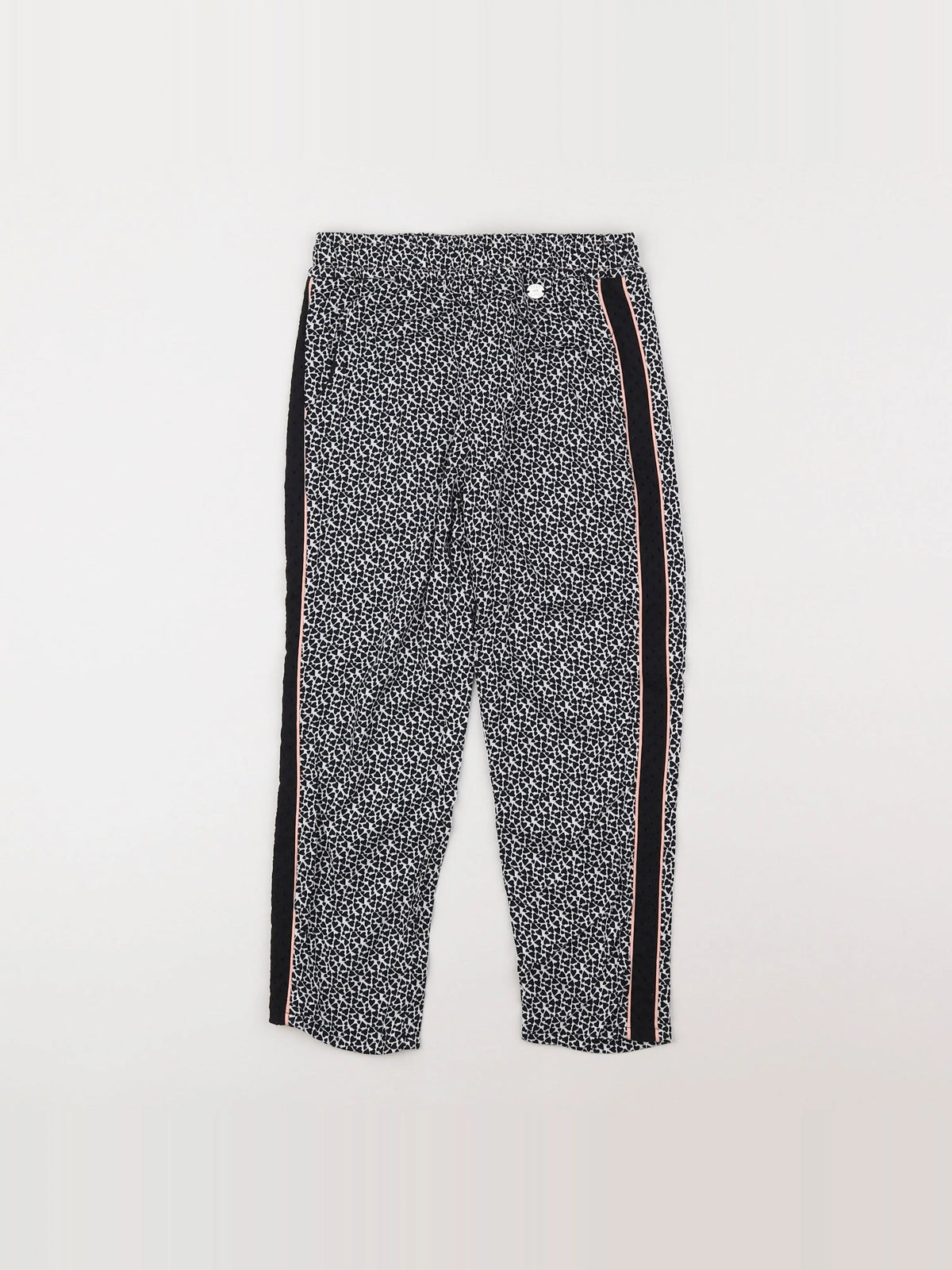 IKKS - pantalon blanc, gris - 8 ans