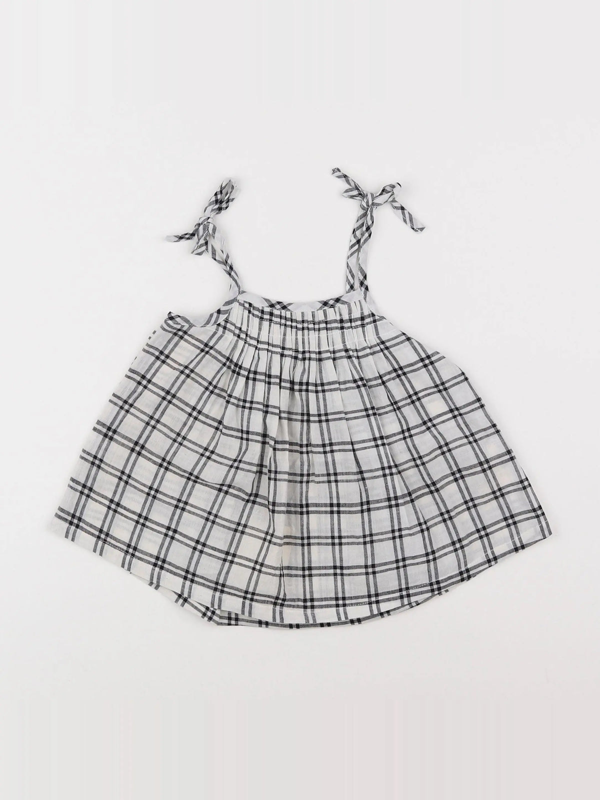 Lucas du Tertre - blouse blanc - 9/12 mois