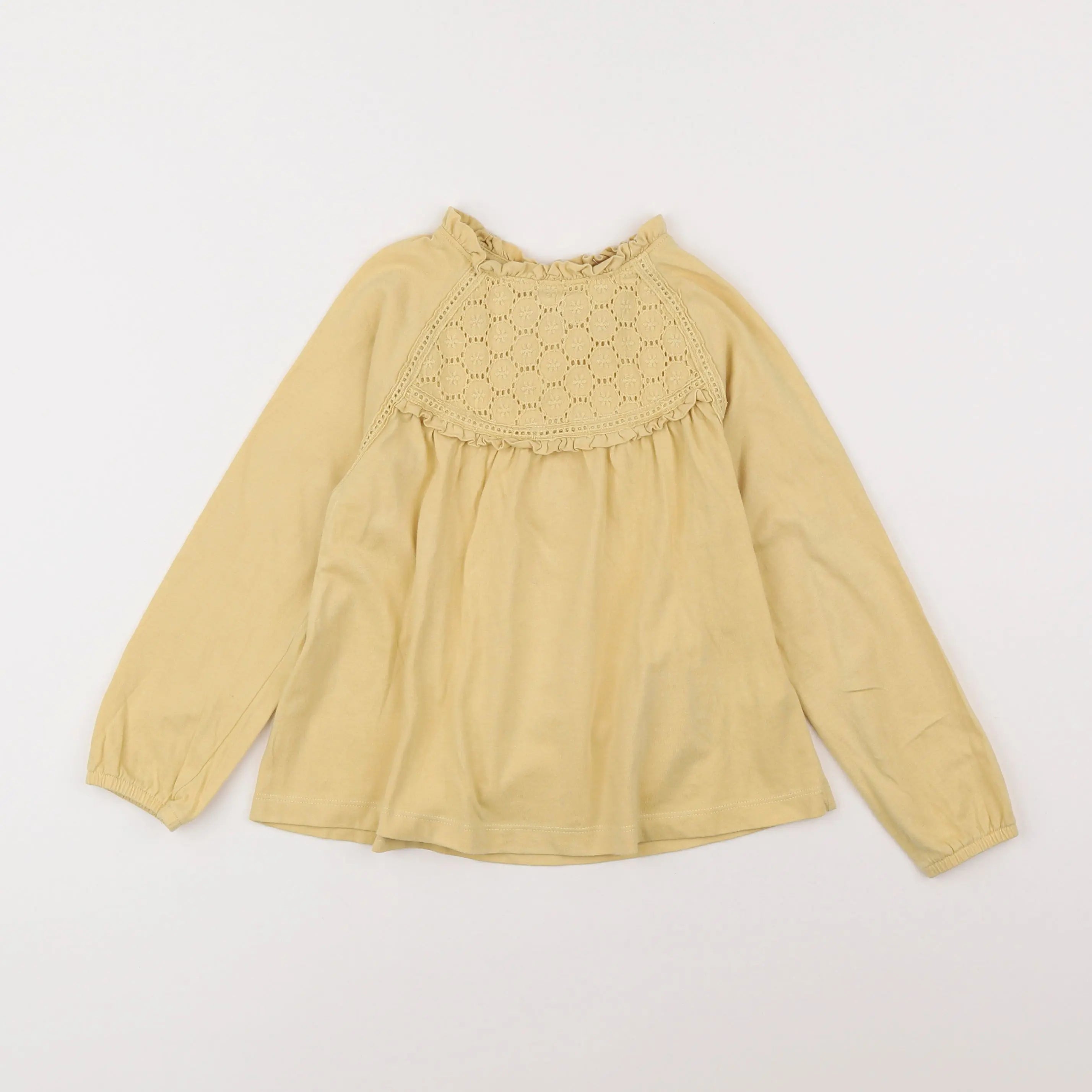 Vertbaudet - tee-shirt jaune - 6 ans