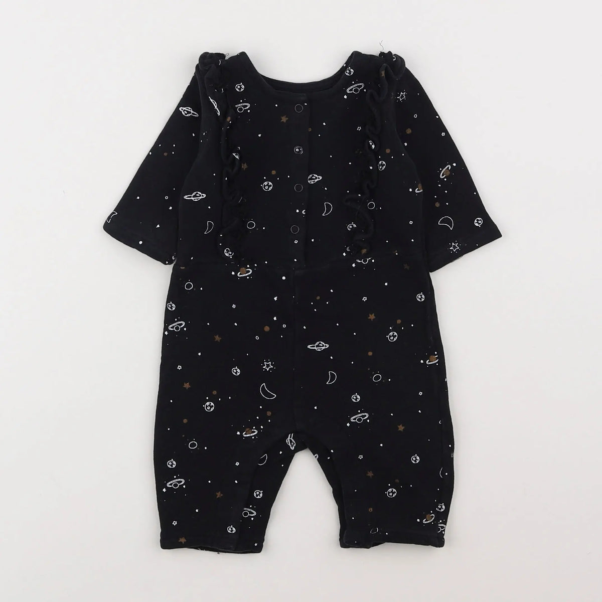 Vertbaudet - combinaison bleu - 3 mois