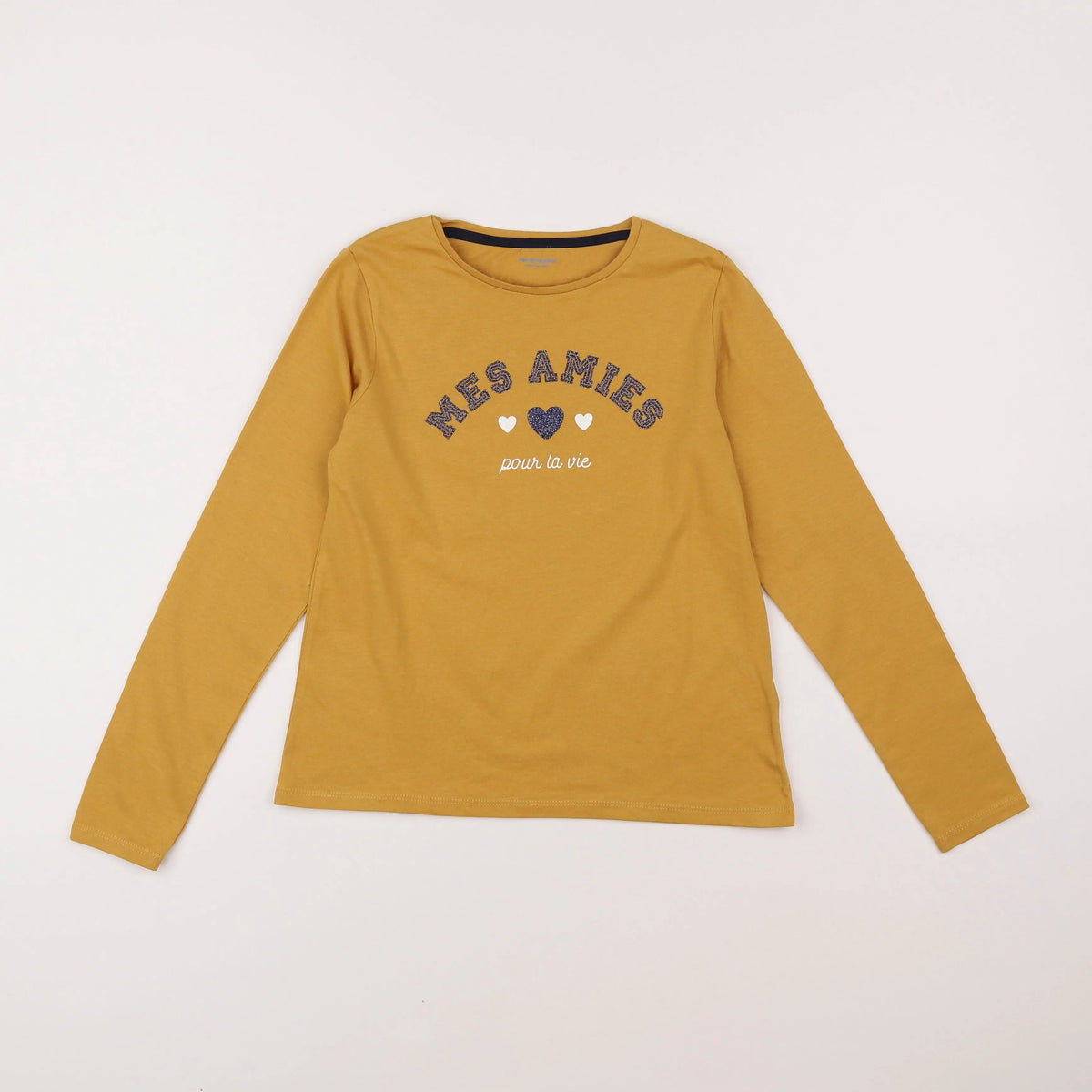 Vertbaudet - tee-shirt jaune - 10 ans