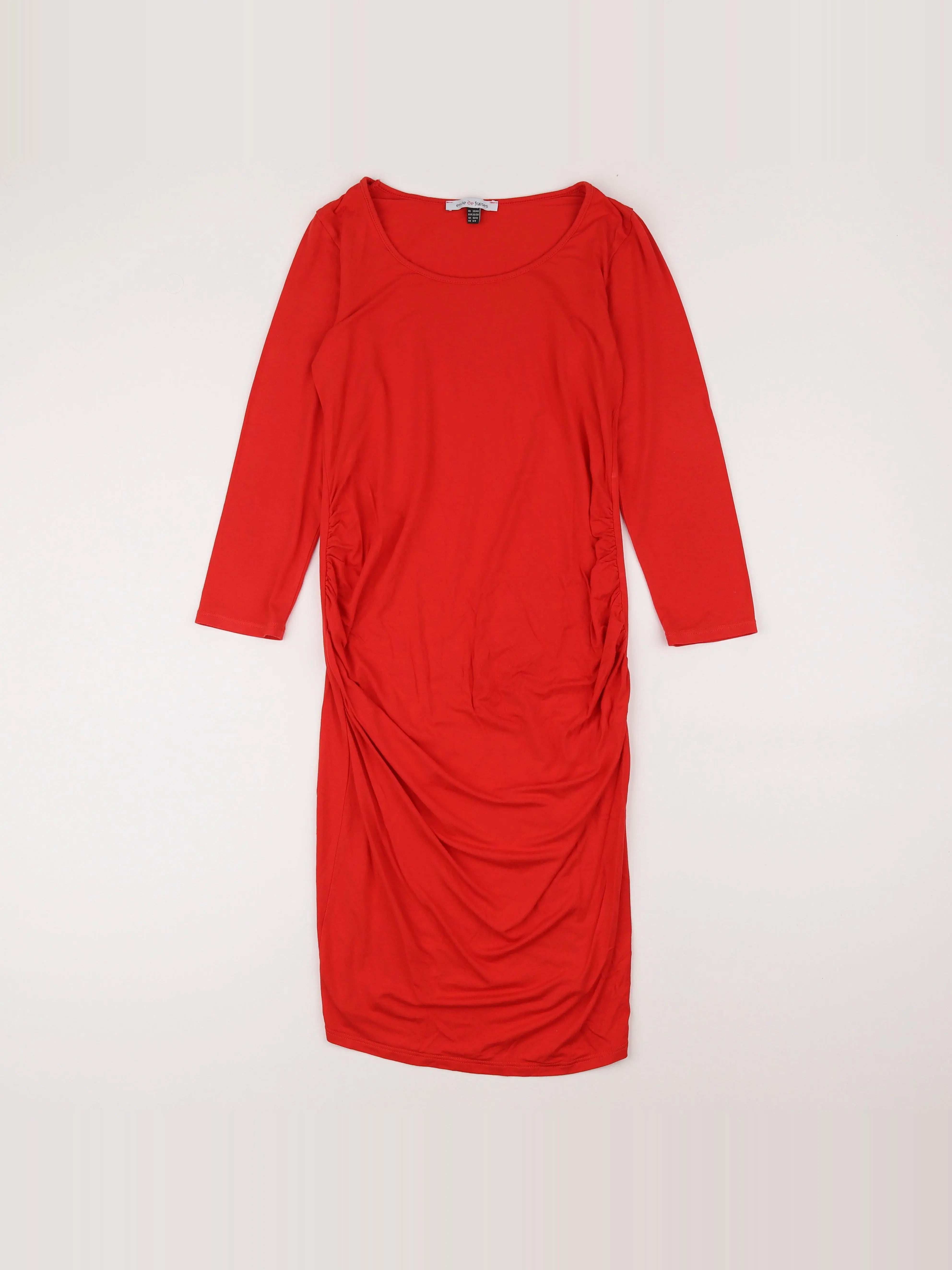 Envie de fraise - robe grossesse rouge - 38 à 40