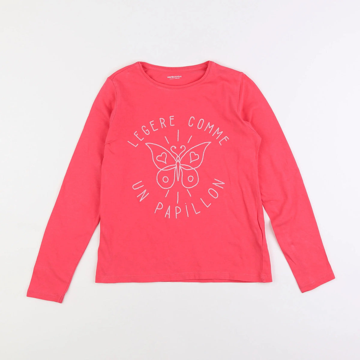 Vertbaudet - tee-shirt rose - 10 ans