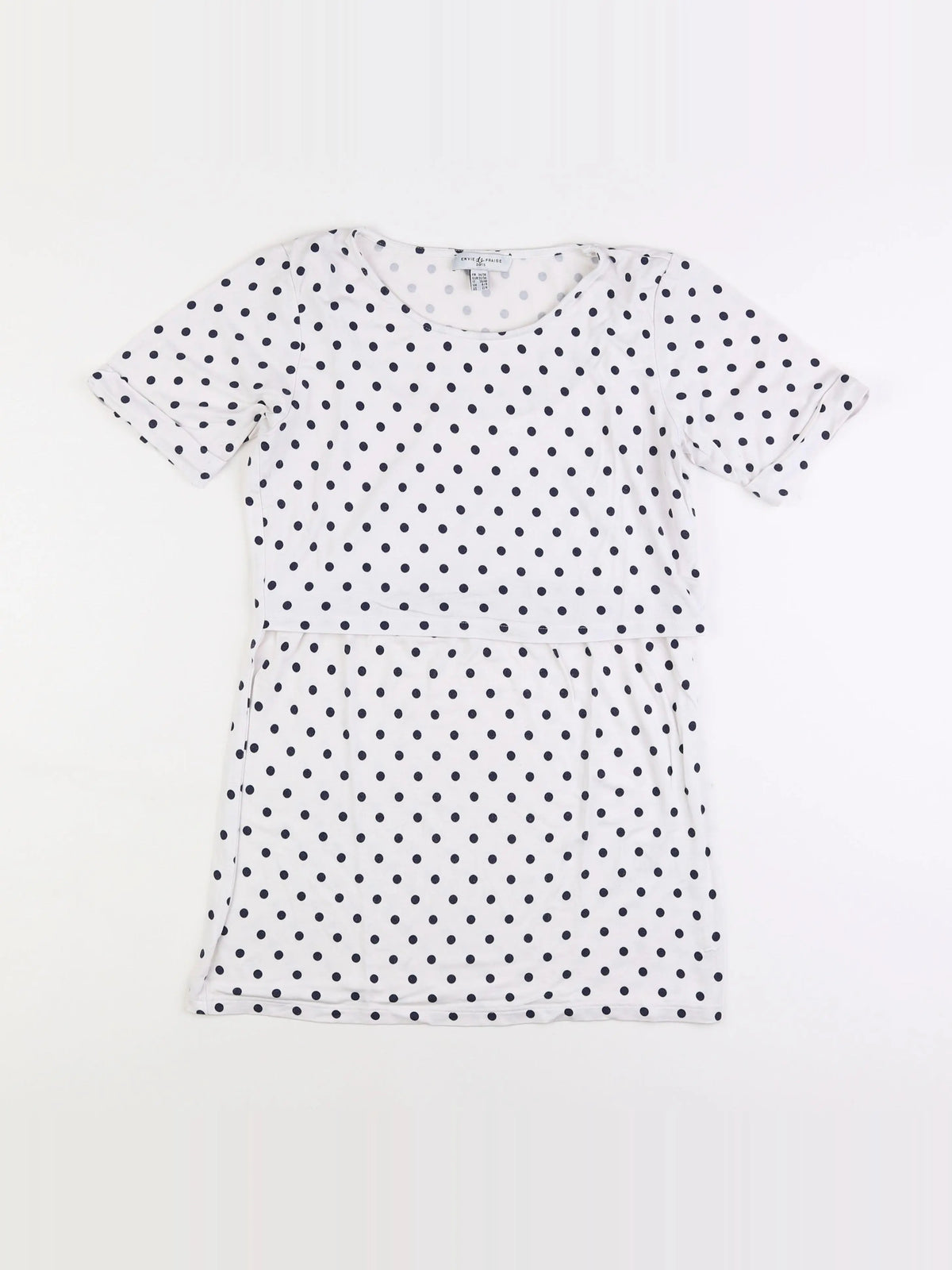 Envie de fraise - tee-shirt grossesse blanc - 34 à 36