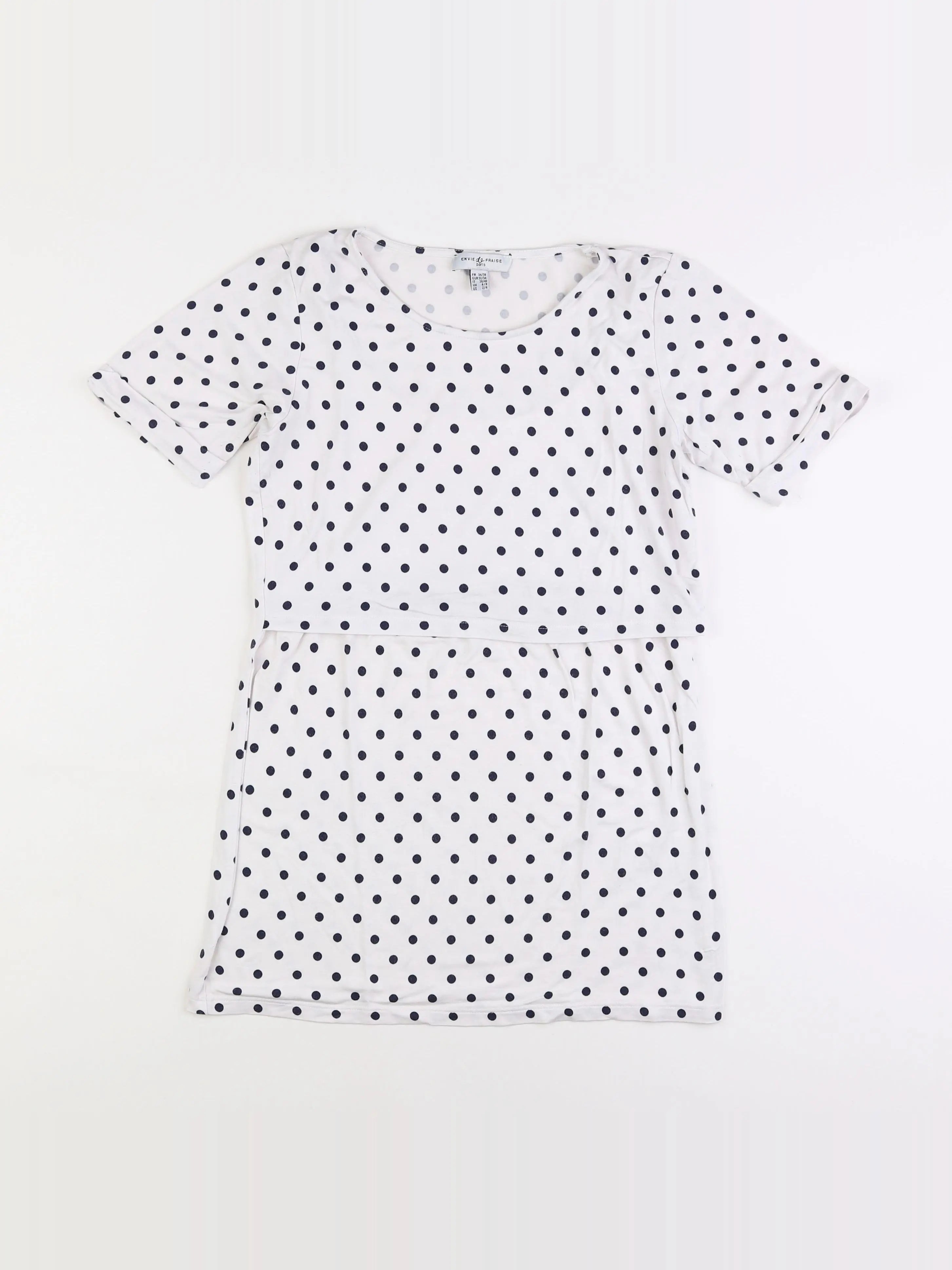 Envie de fraise - tee-shirt grossesse blanc - 34 à 36