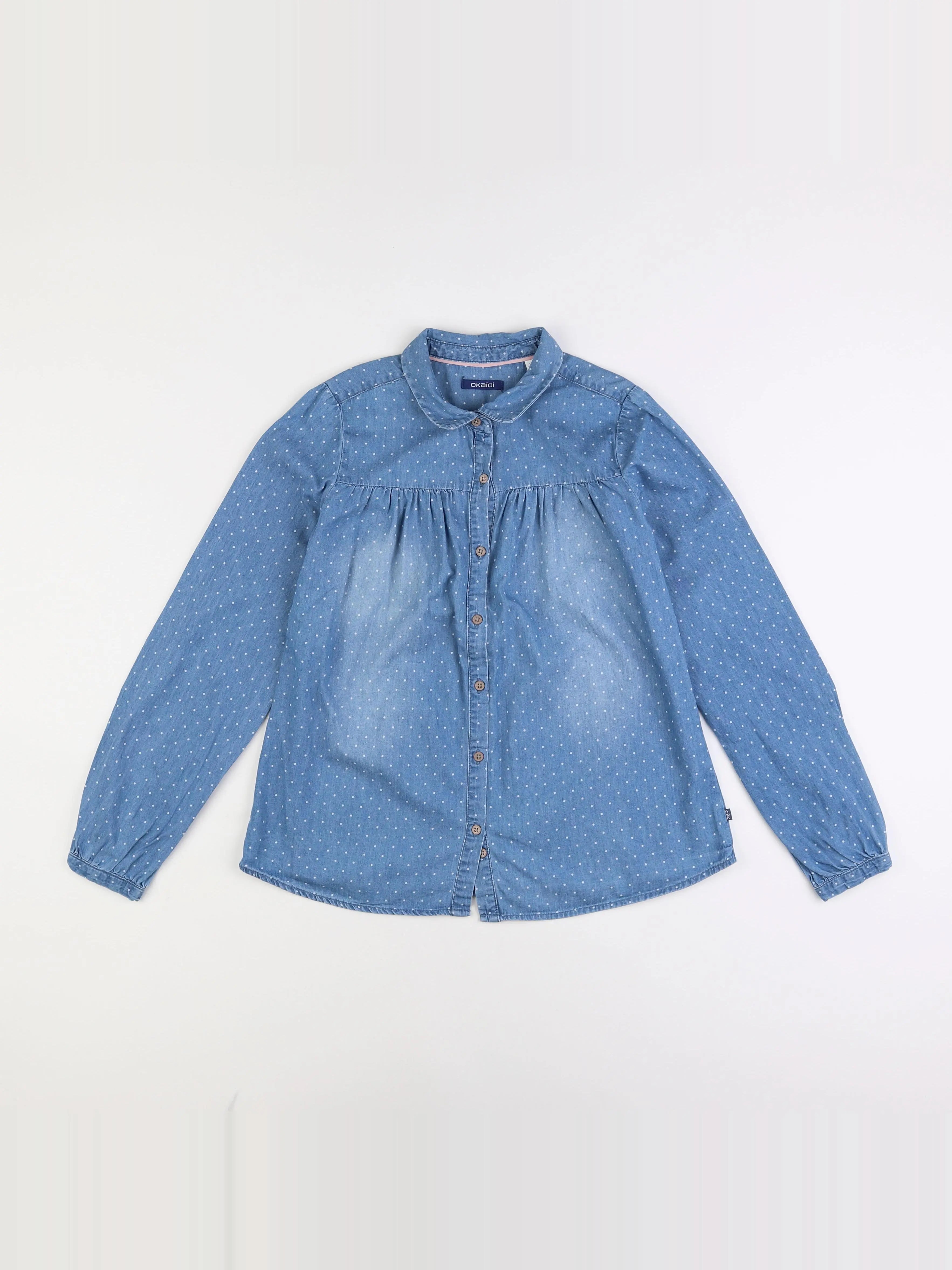 Okaidi - blouse bleu - 12 ans