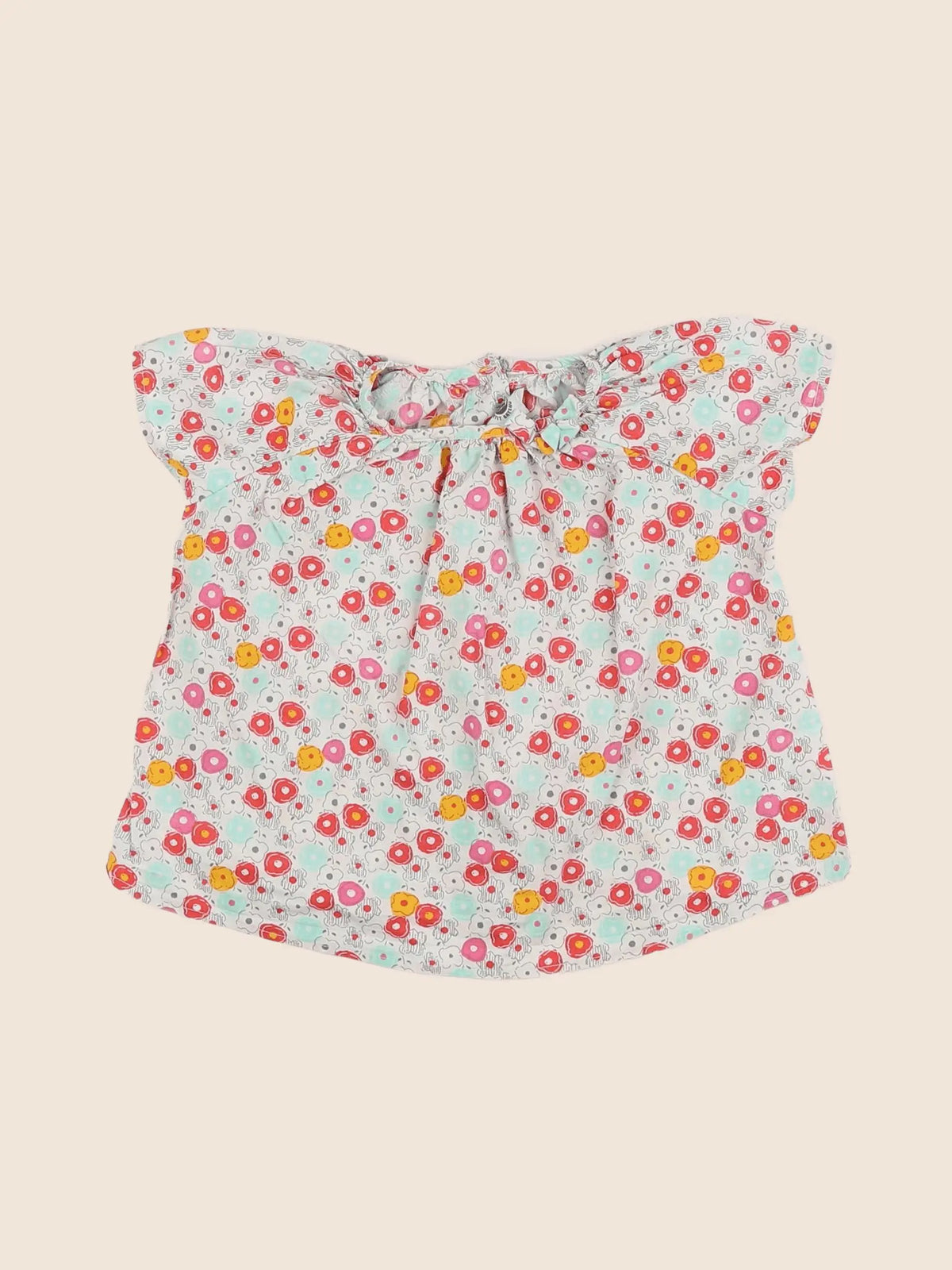 Petit Bateau - blouse multicolore - 18 mois